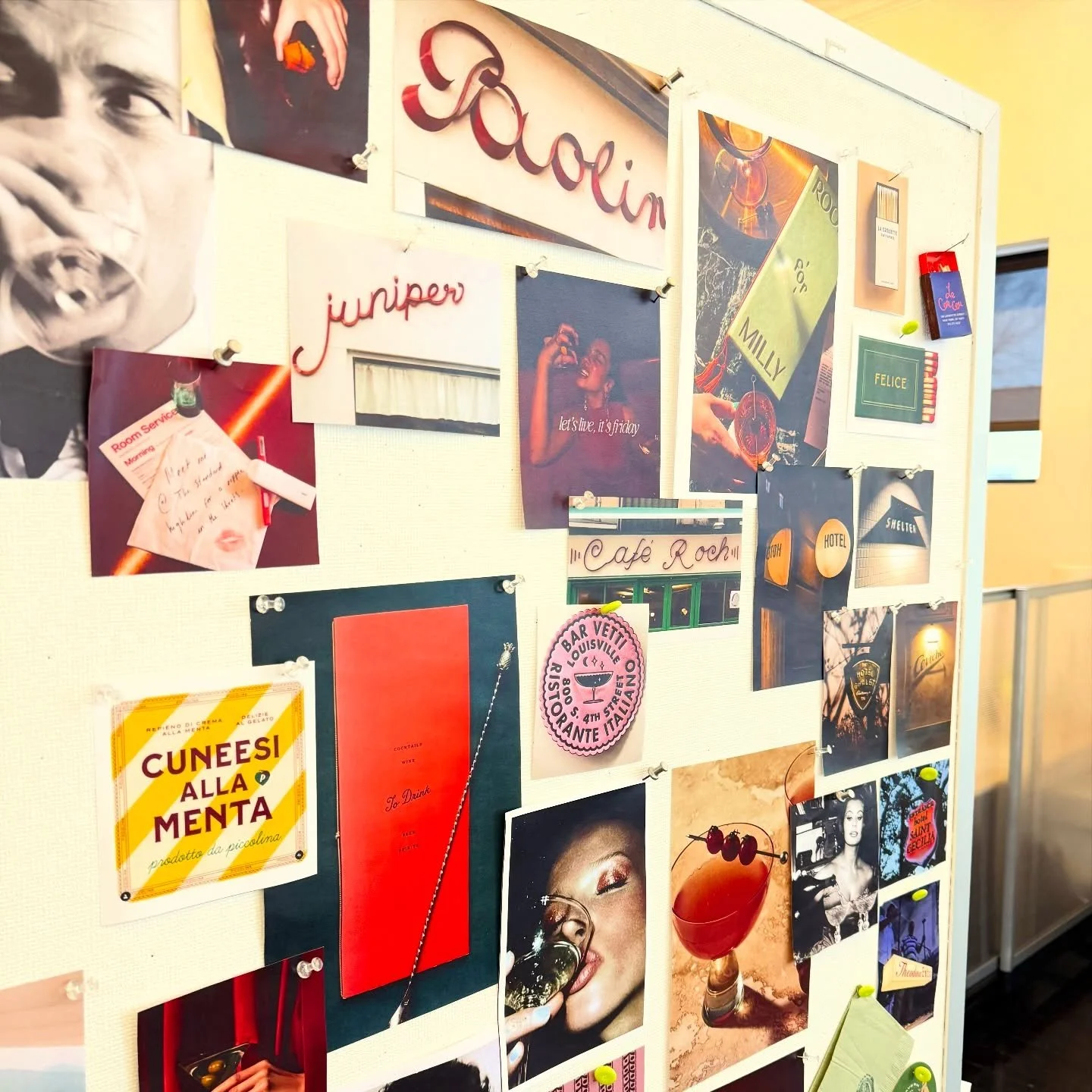 At the start of every new project, we pause to imagine what could be.

Before logos are finalized or color palettes are chosen, we love to visually brainstorm alongside our clients.
What will the brand feel like?
Who is walking through the door?
Who 