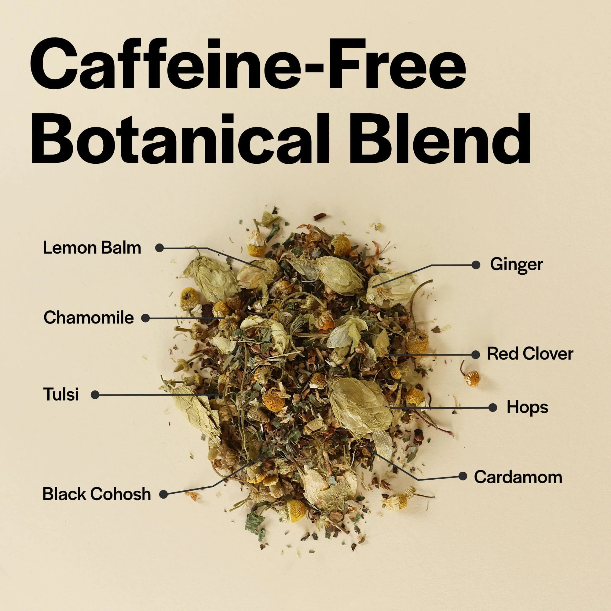 XALYA Calm the Change herbal tea ingredients