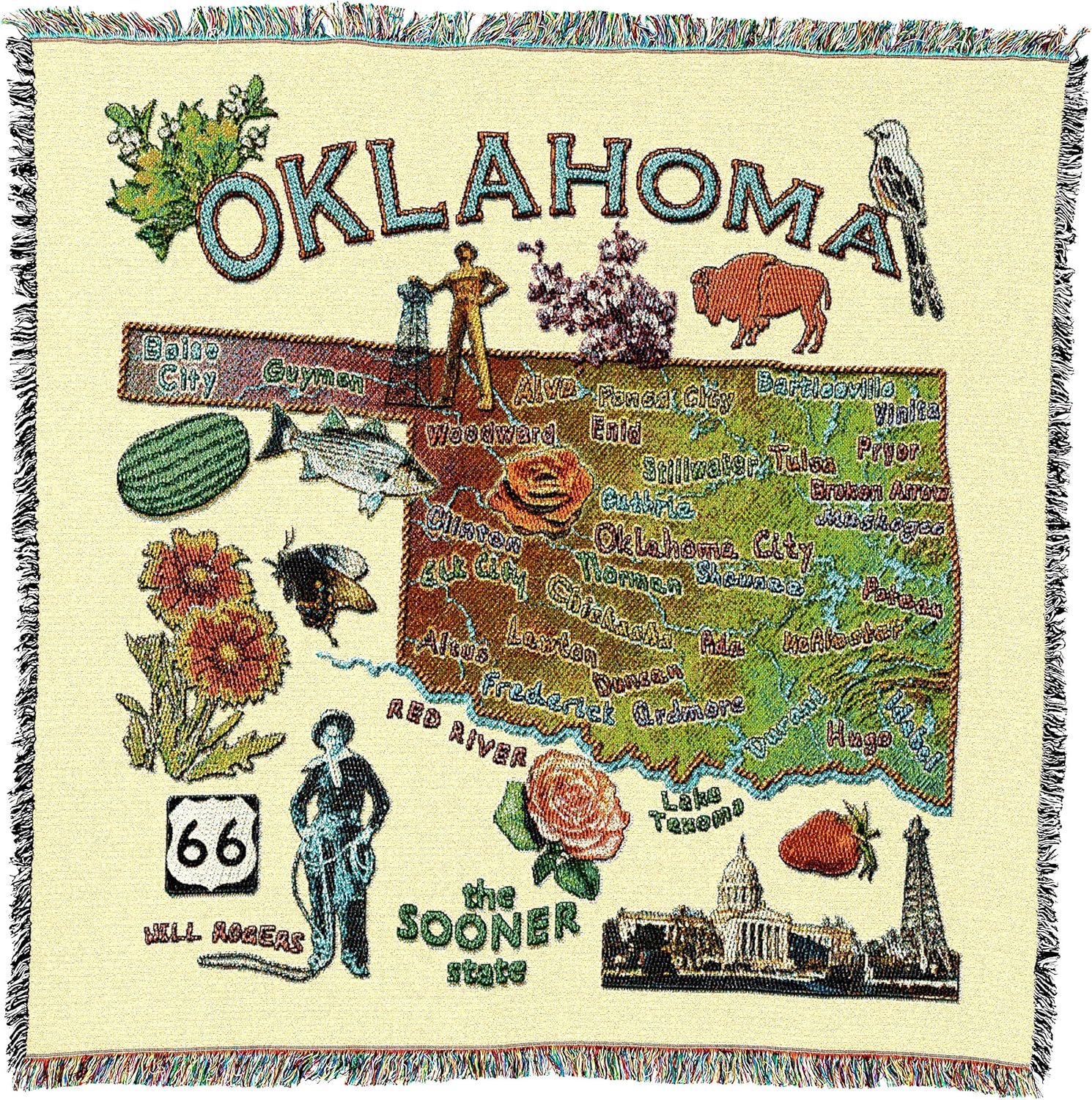 50 States Themed Designs - Lap Square Size