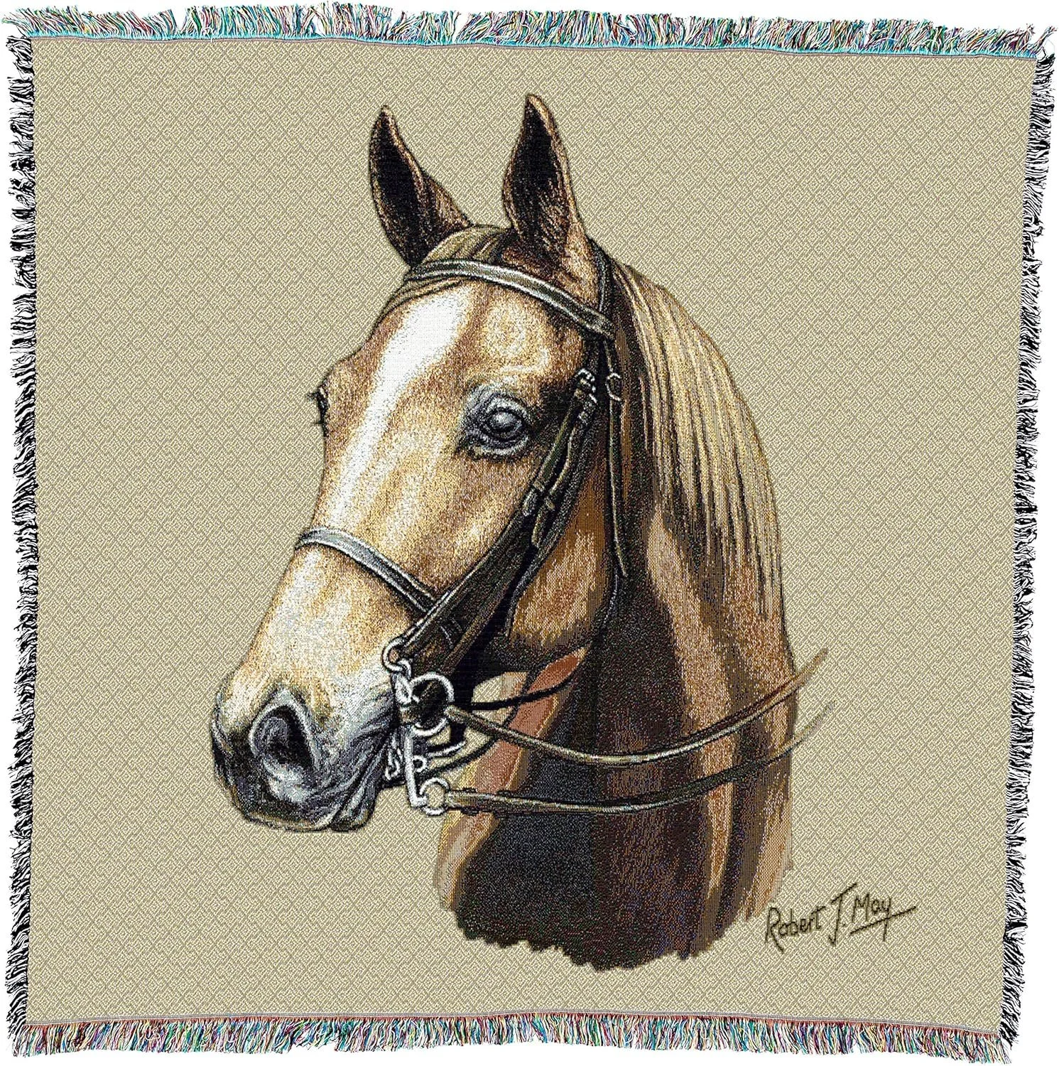 Horse Breeds Designs Lap Size Throws