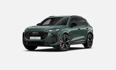 Green compact SUV with black accents and red brake calipers