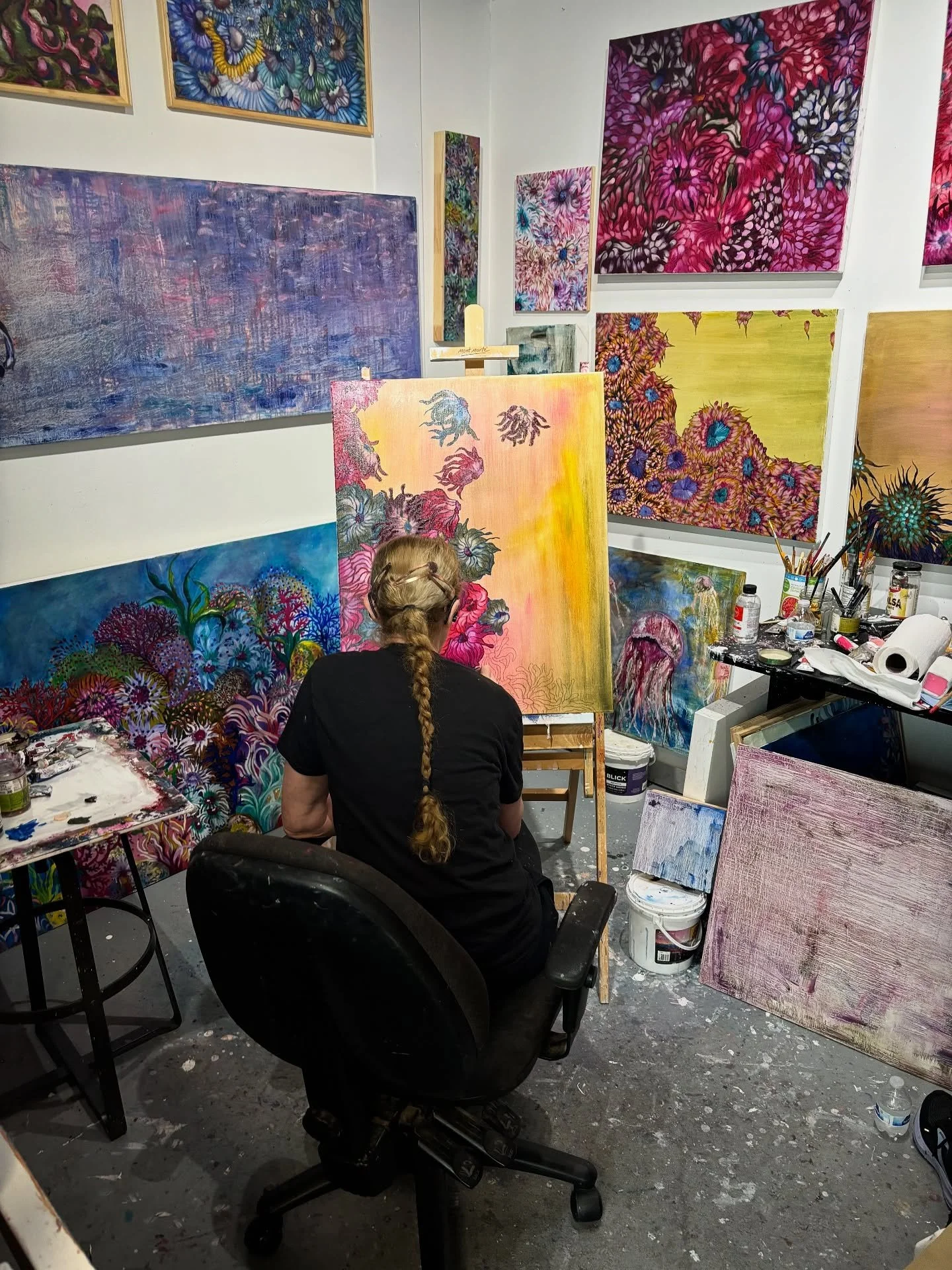 Hello Friends!

I&rsquo;m so excited to invite you to the opening reception of my exhibition,
De Profundis: Echoes from the Deep,
this Friday, September 19 from 6&ndash;8 PM at the Irving Arts Center &ndash; Carpenter Lobby Gallery.
This body of work