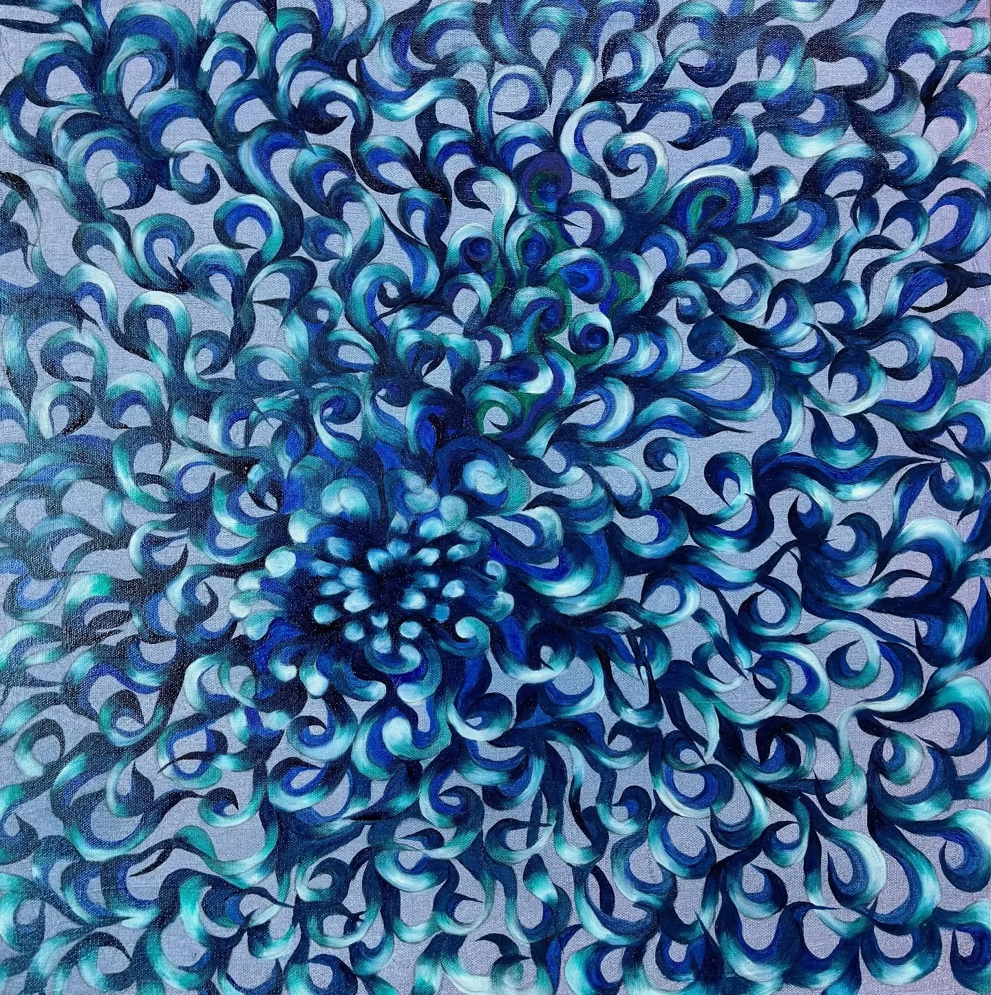 Blue is the breath of silence, the hush between stars.
Once born from stone lapis lazuli, mined from Afghan mountains, it traveled oceans to become ultramarine, the color of divinity.
In Renaissance chapels, it cloaked the Virgin in celestial grace. 