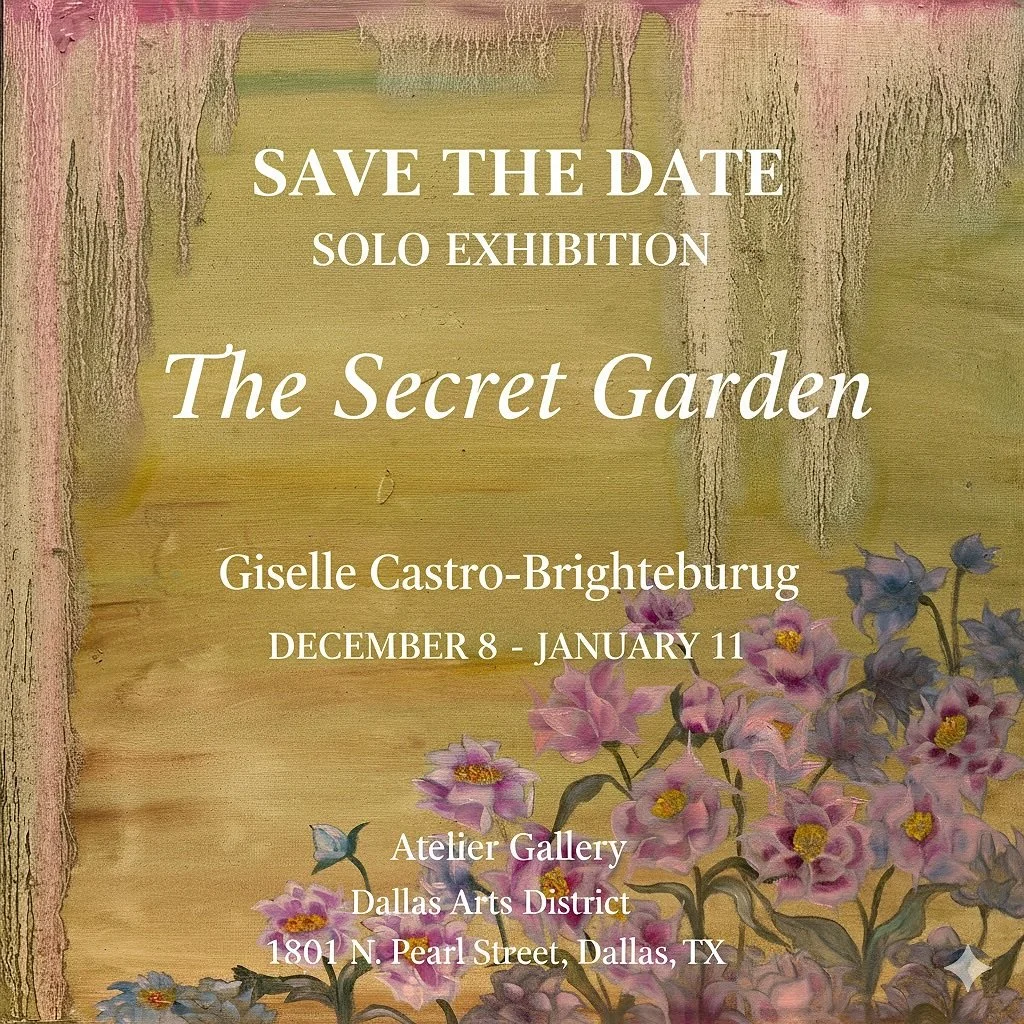 Reception:  Thursday , December 11, 2025
from 6:00-8:00 pm.  #contemporaryart
#painting
#oilpainting
#naturepainting
#organicpainting
#dallasart
#FloralPainting
#BotanicalArt