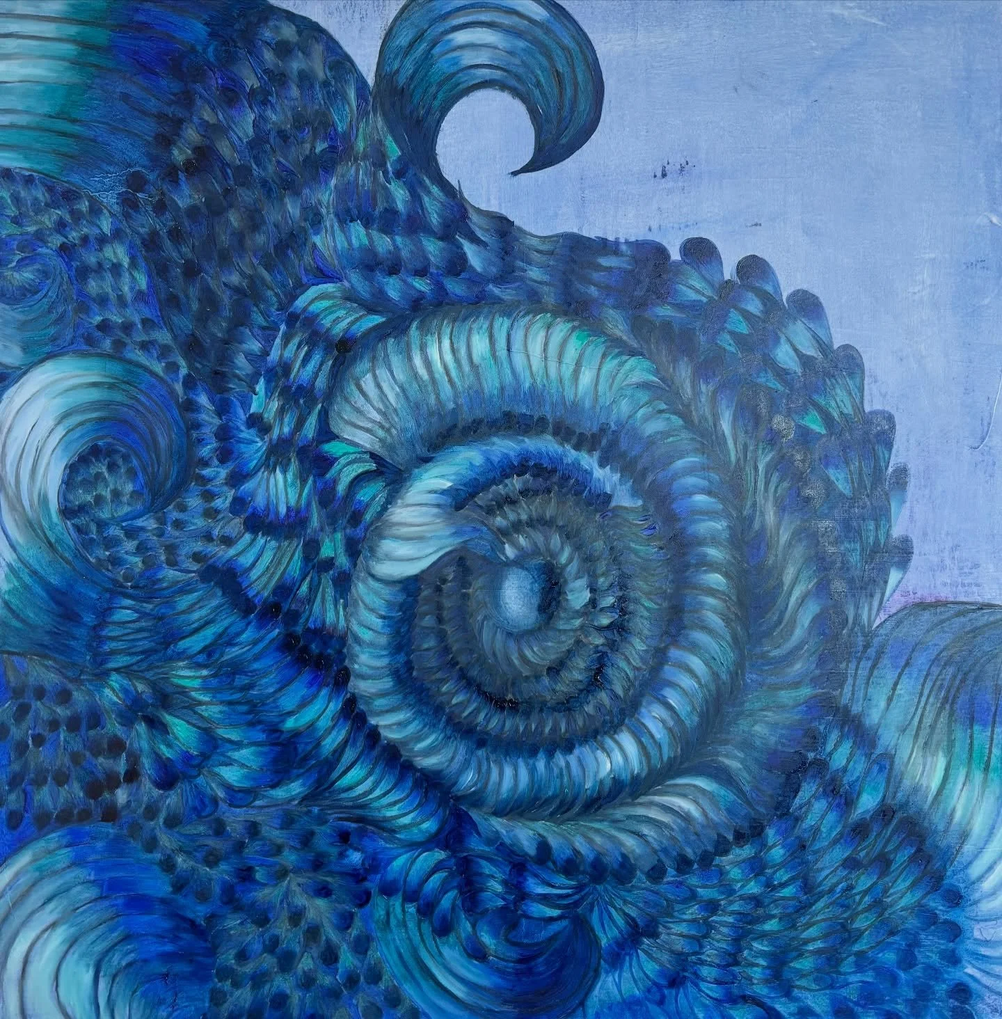 Carl Jung believed the collective unconscious holds universal symbols, and the circle is one of its clearest signs of inner balance and wholeness.
Circles continue to appear in my work, echoing this instinct toward unity.
As Jung wrote, &ldquo;The wo