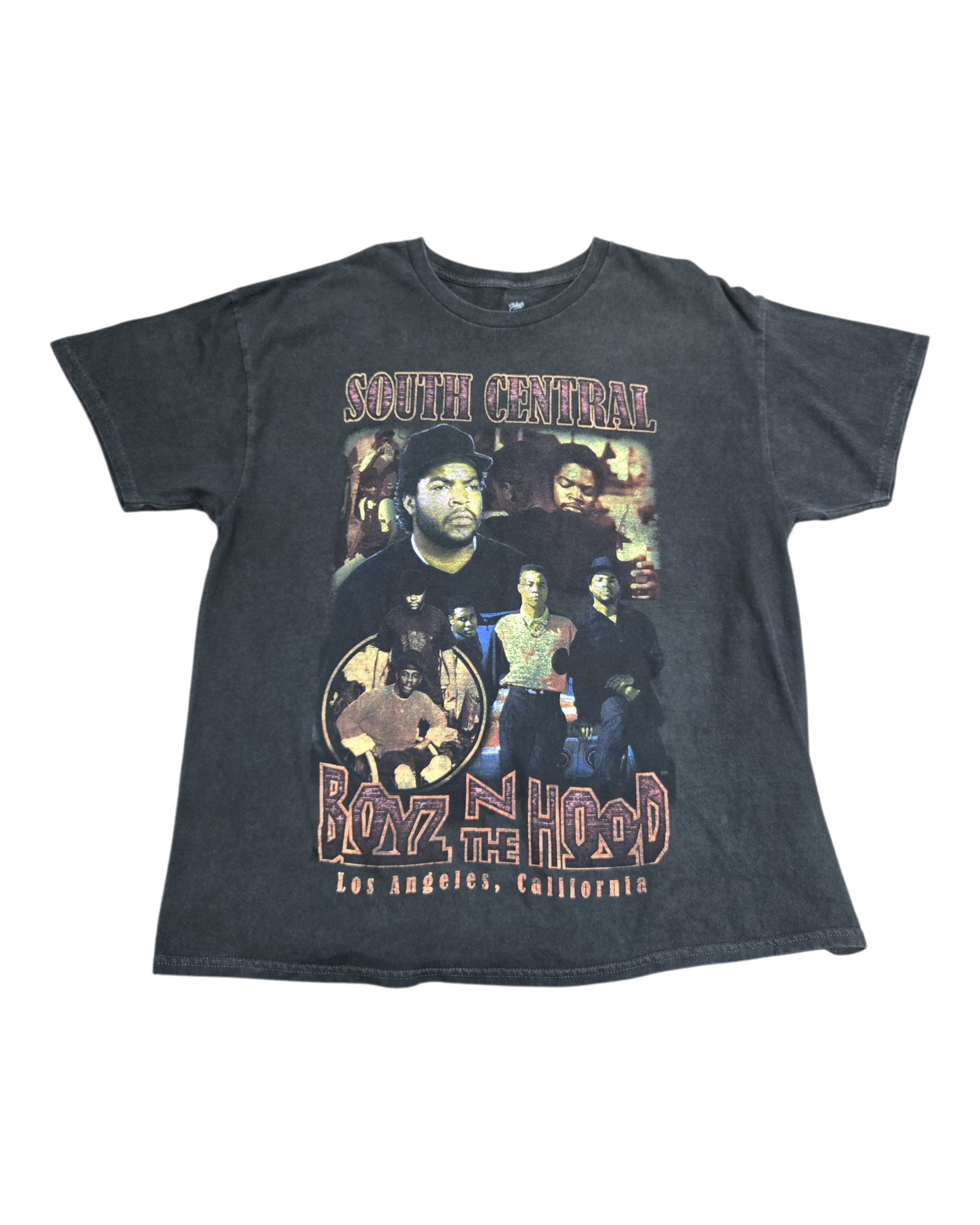BOYZ IN THE HOOD ACID WASH TEE (RE)