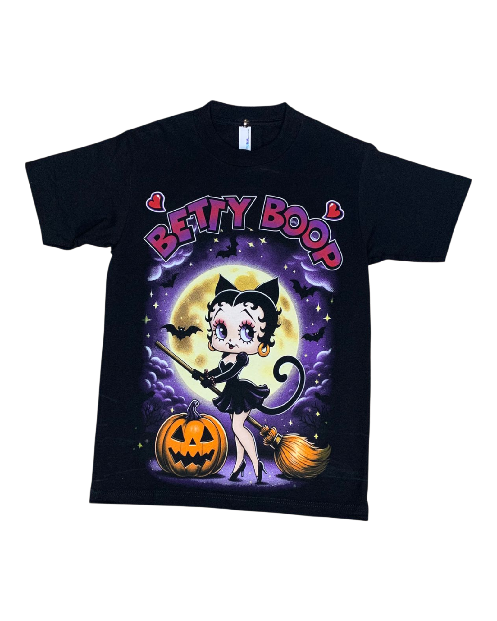 BETTY BOOP HALLOWEEN BLACK TEE (RO)