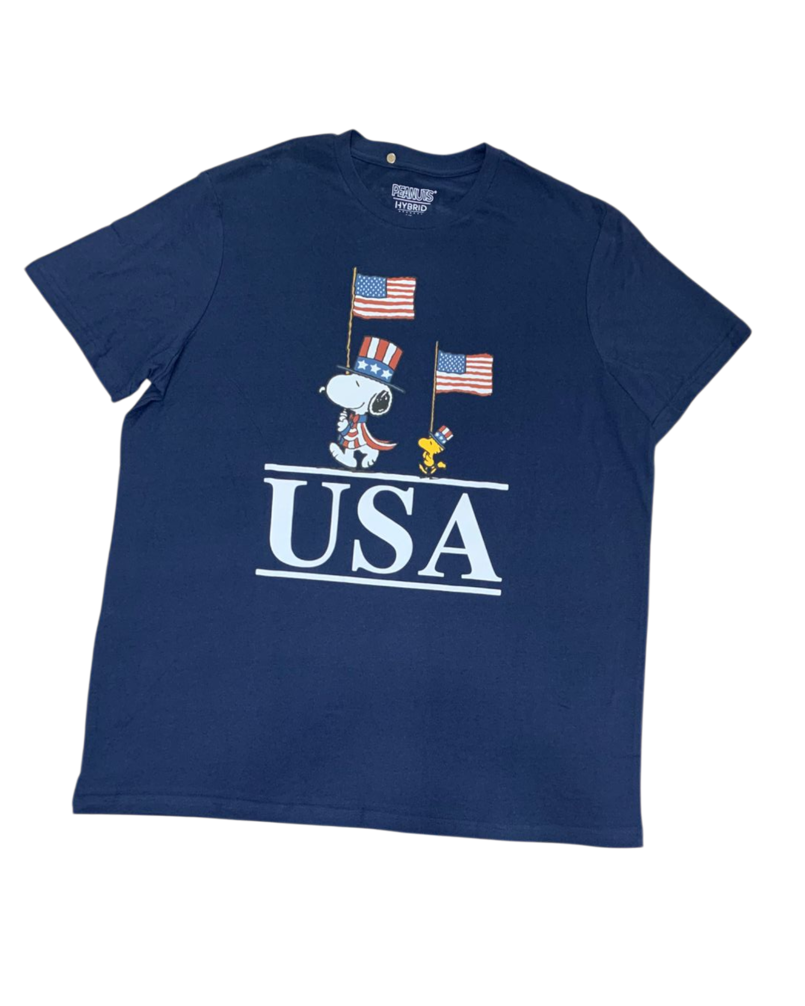 SNOOPY 'USA' NAVY BLUE TEE (RO)