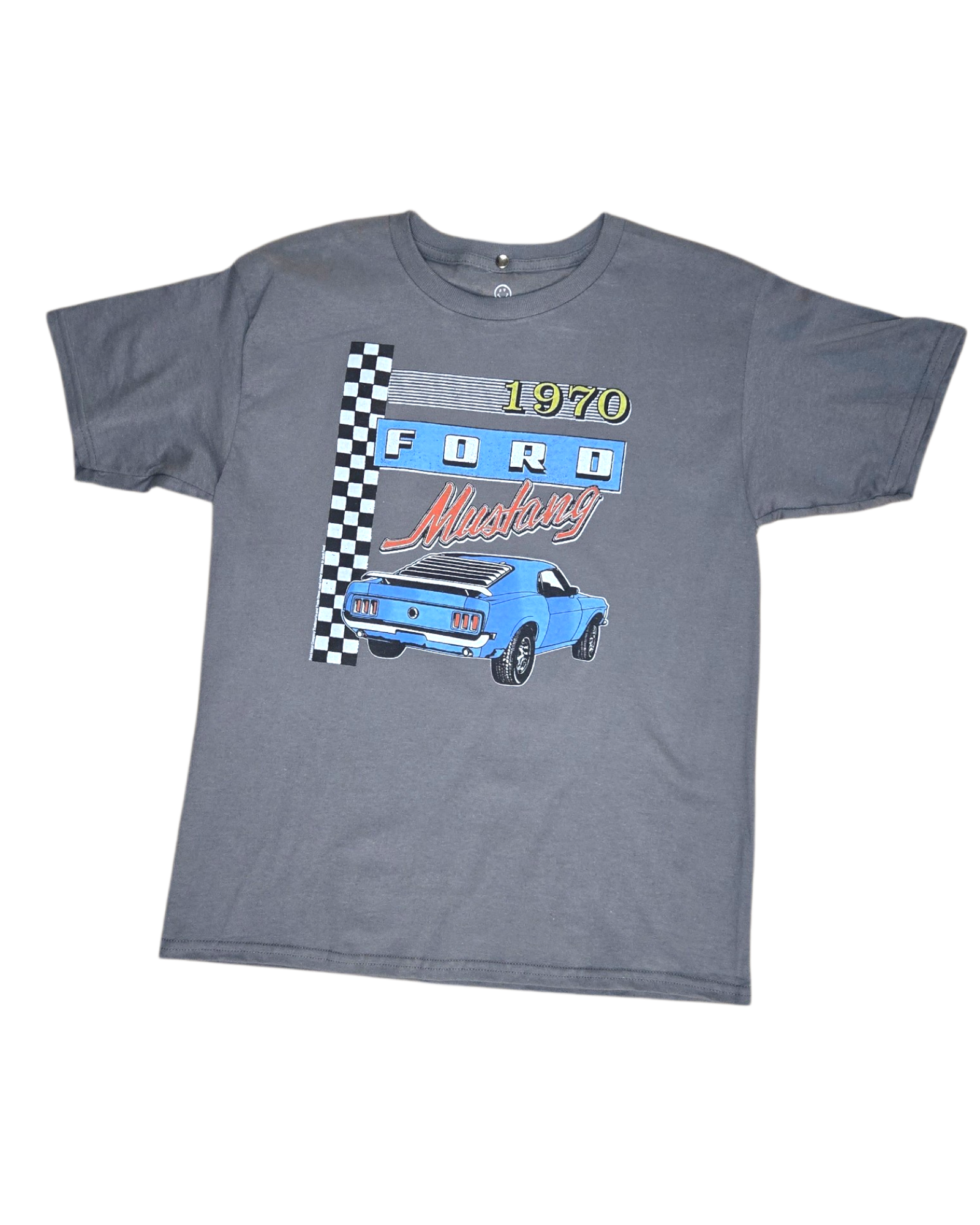 FORD MUSTANG 1970 GREY TEE (RO)