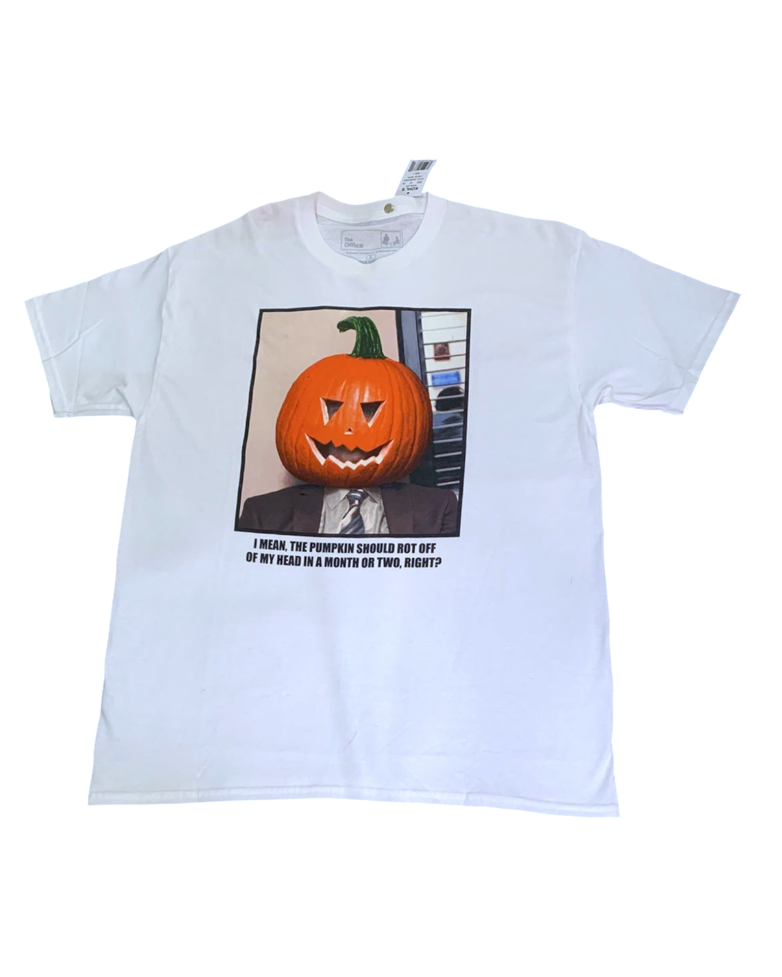 THE OFFICE  'DWIGHT PUMPKIN' TEE (RE)