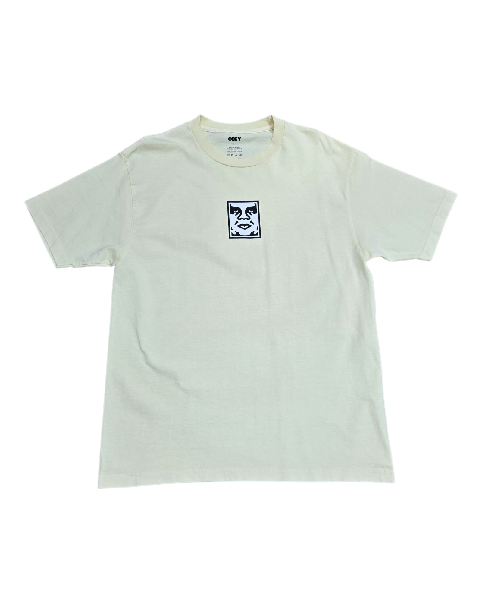 OBEY ANISE FLOWER YELLOW TEE (RE)
