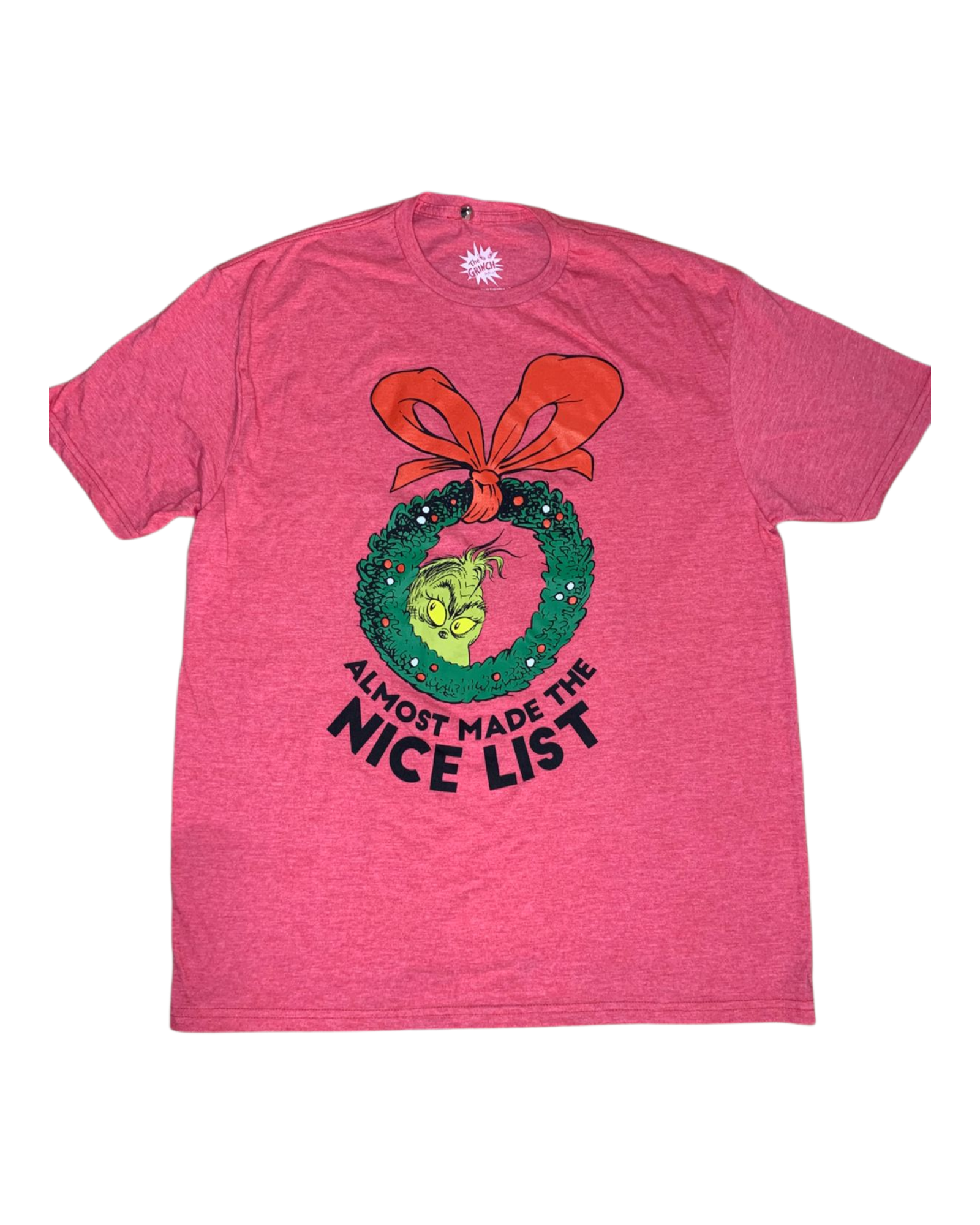 ALMOST MADE THE NICE LIST - GRINCH TEE (RO)