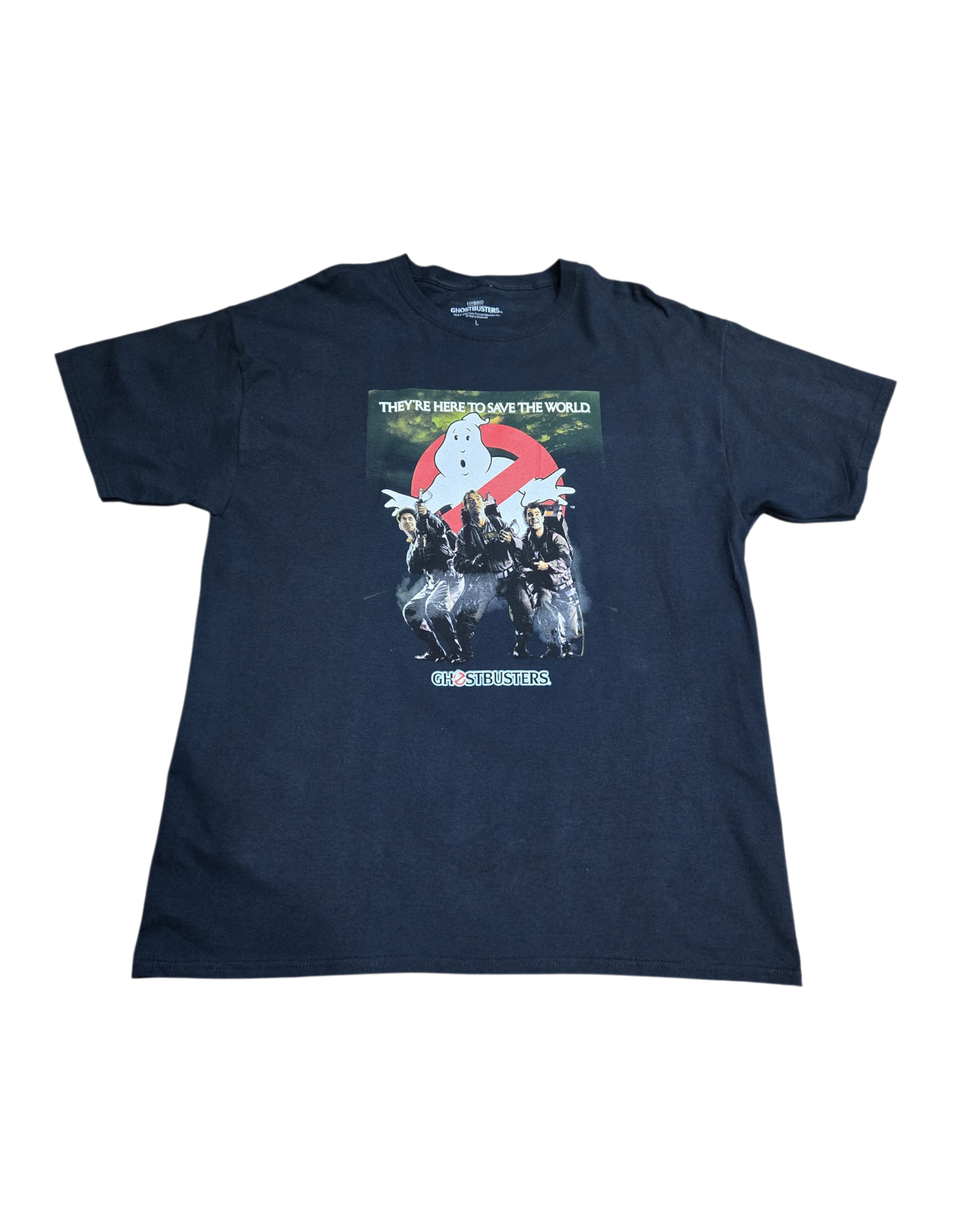 GHOSTBUSTERS 'HERE TO SAVE THE WORLD' TEE (RE)