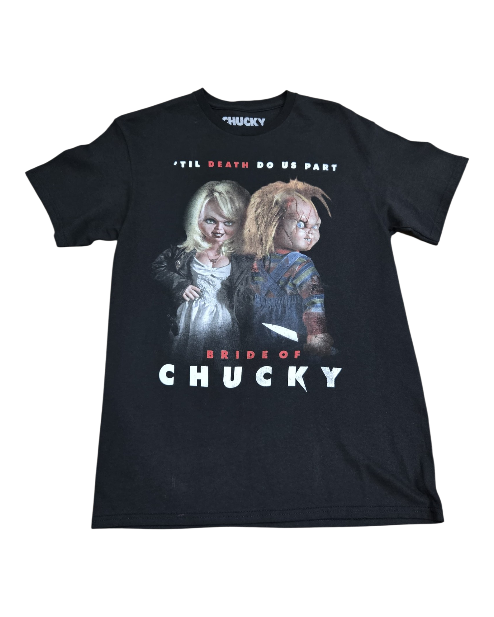 BRIDE OF CHUCKY 'TILL DEATH DO US APART' TEE (RE)