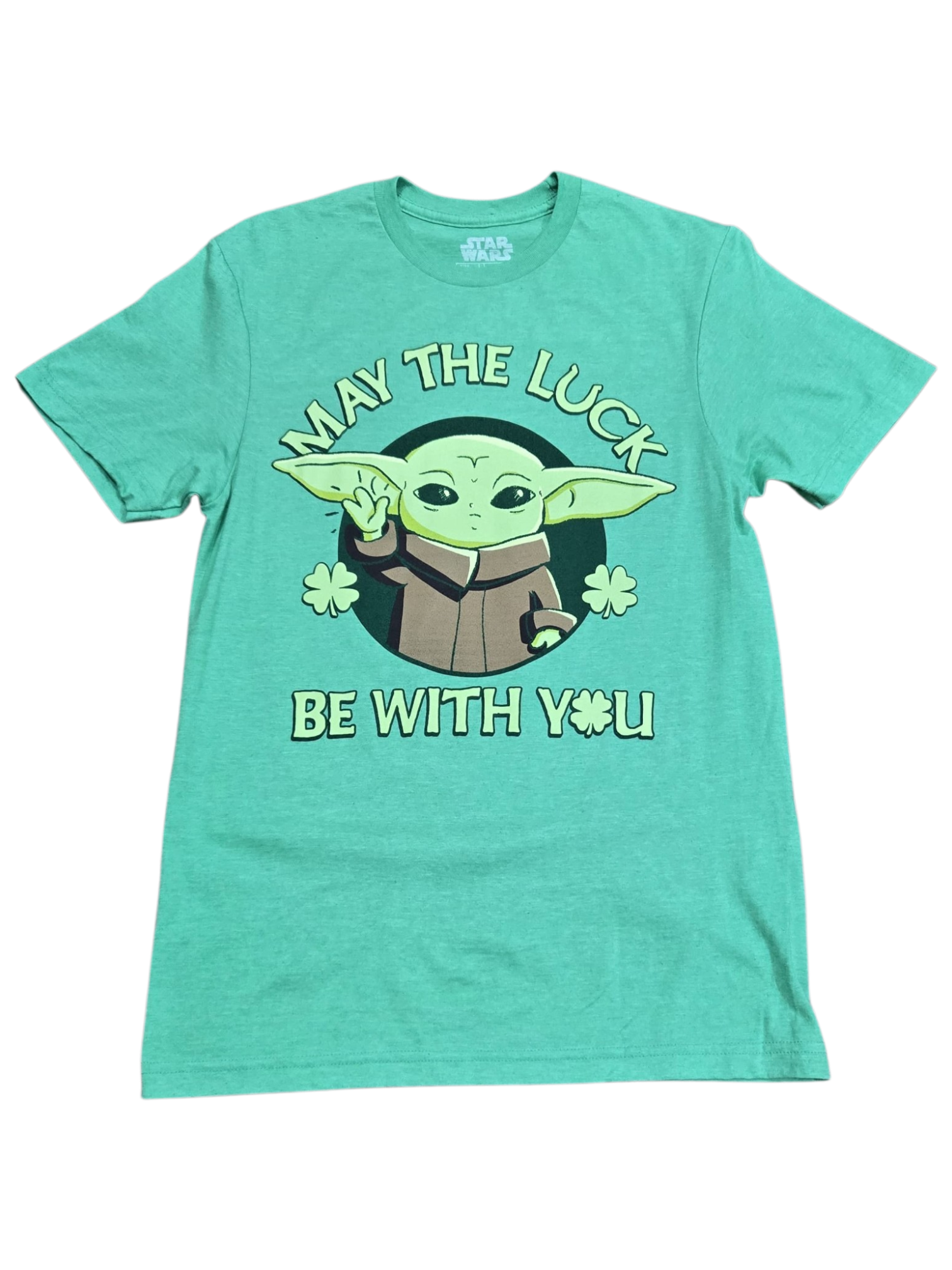 STAR WARS YODA MAY THE LUCK BE WITH YOU TEE (RE)