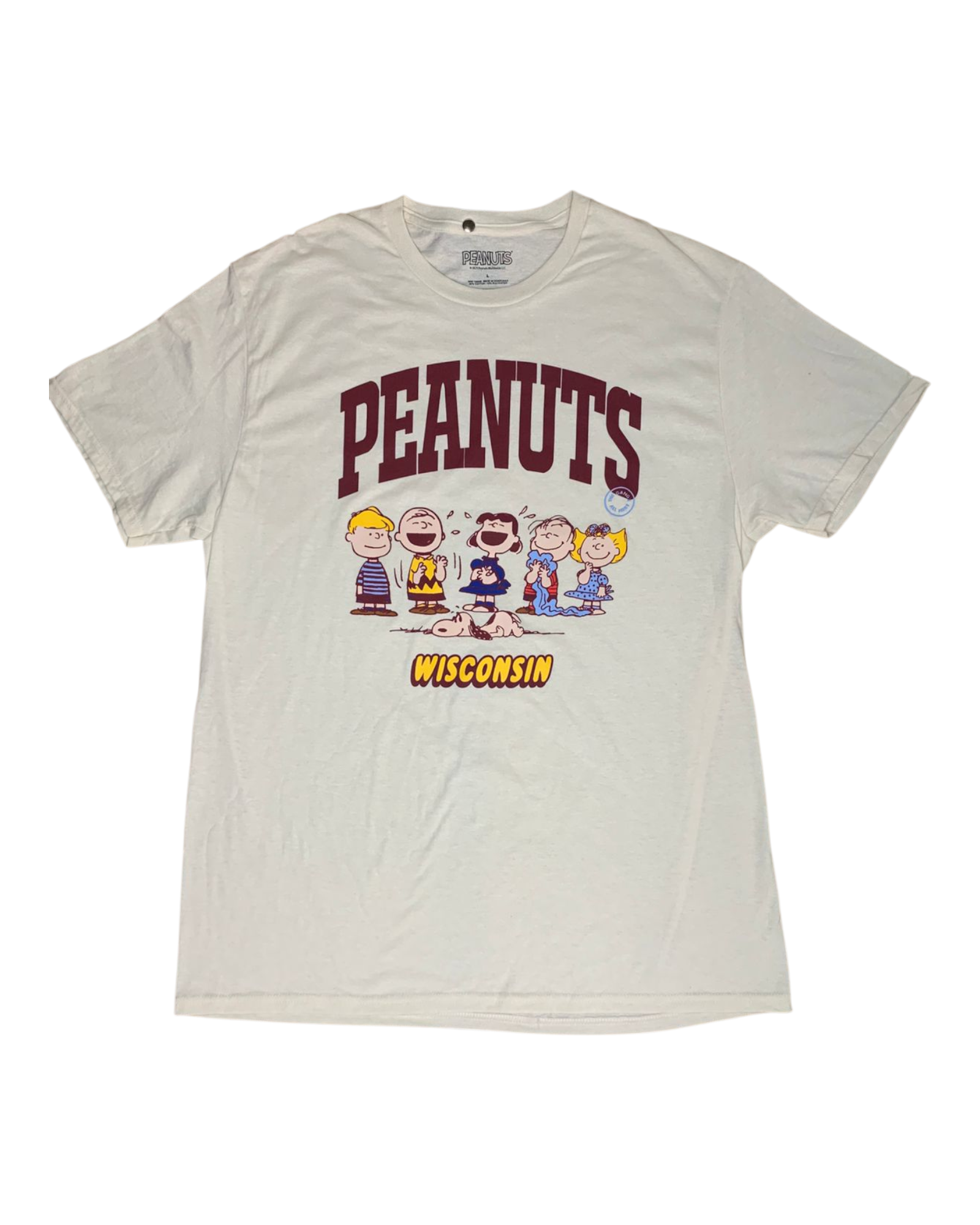PEANUTS WISCONSIN CREAM TEE (RO)