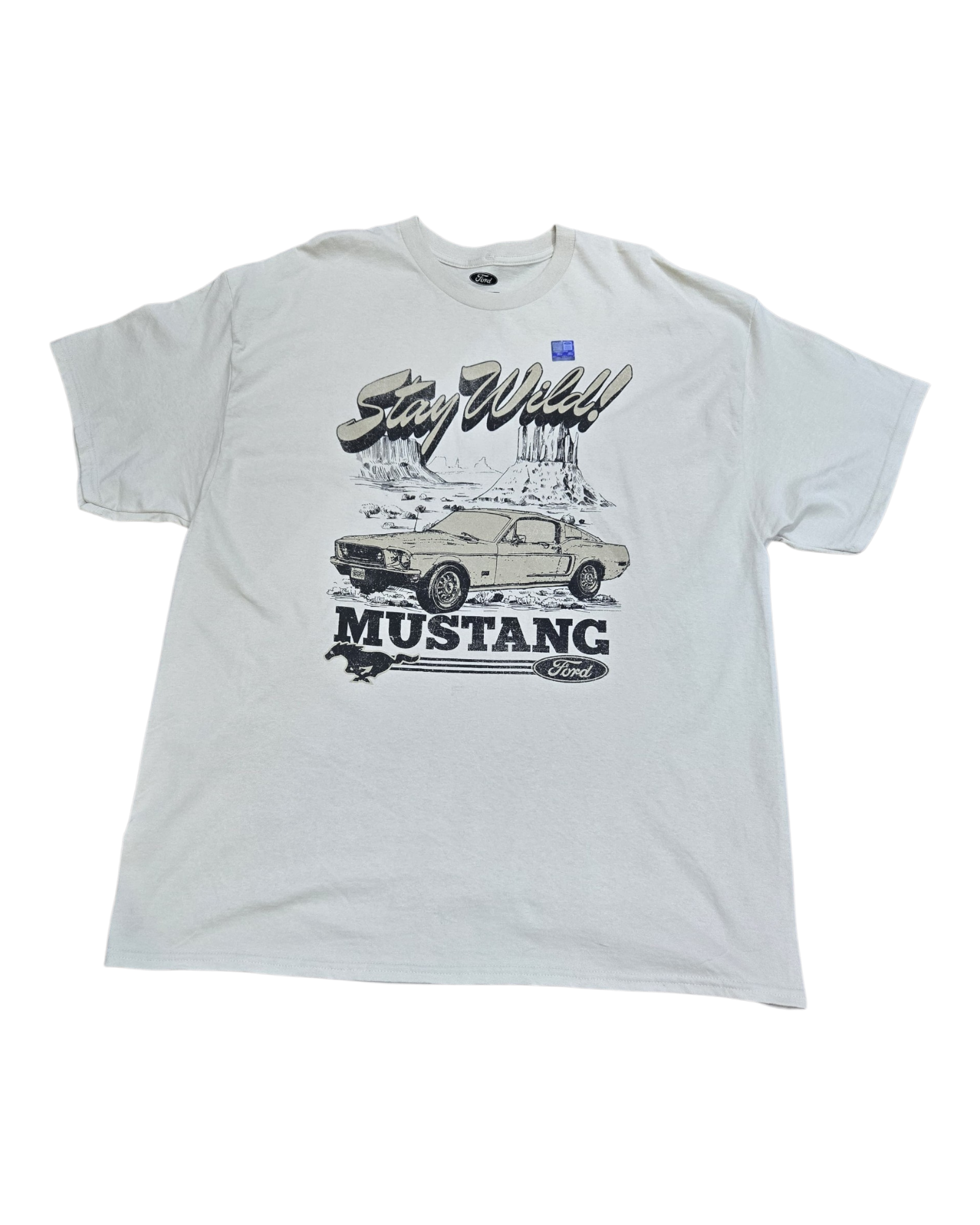 STAY WILD- MUSTANG TEE (RE)