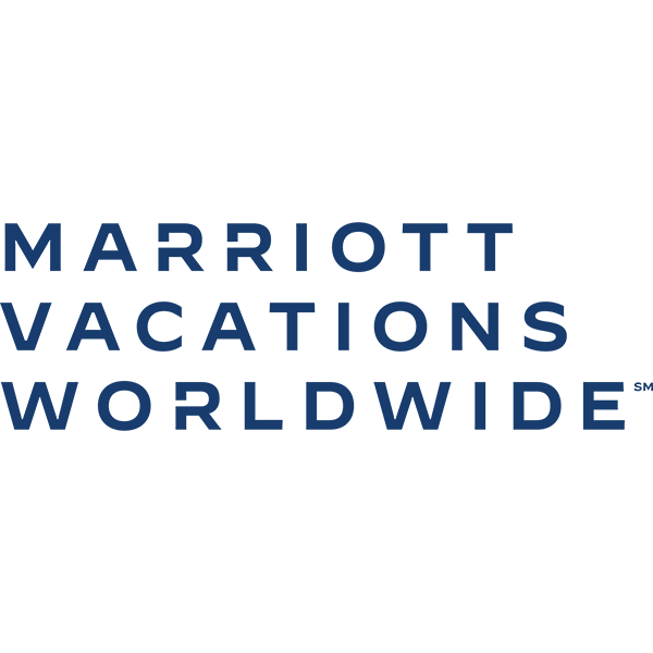 Marriott Vacations Worldwide logo in blue text on a white background