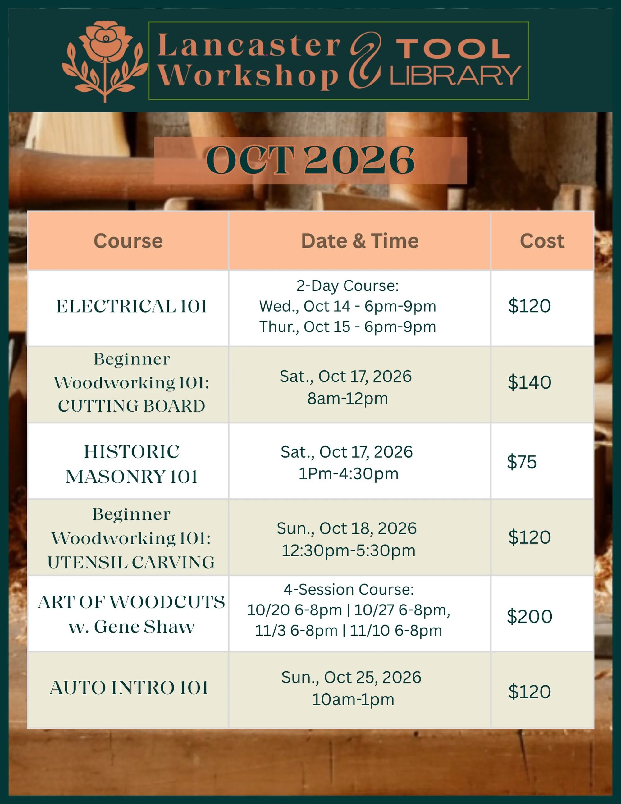 👻👹👽 👀🛠️ Link in Bio

#lancworkshop #skillshare #historicpreservation #toollibrary #lancasterpa