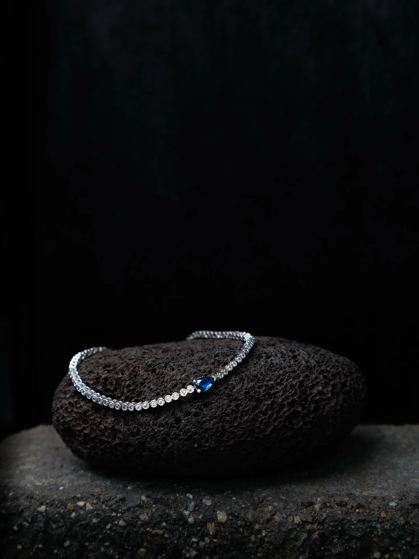 🌌✨ A delicate balance of shadow and shimmer, Bleu Nuit channels the quiet power of midnight skies. Handcrafted in pure silver and crowned with a deep blue crystal, it whispers stillness, strength, and soulful intention. 💙🔹

Minimal yet magnetic, t