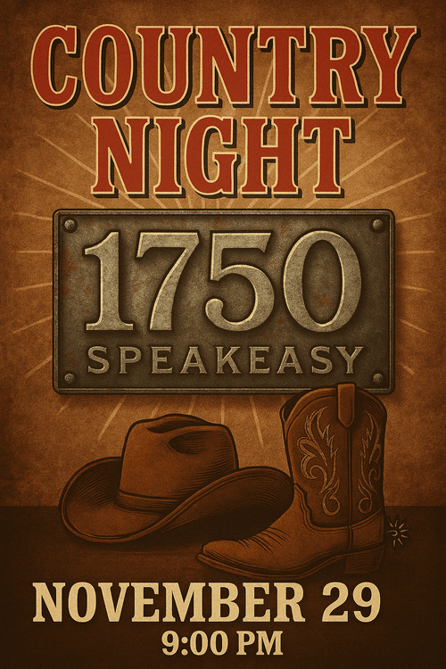 Come down to The Venue at 1750 for a night of dancing, music and fun!  Located above the 1750 Speakeasy in Springville, Utah.  The Venue at 1750 is the place to catch all your live entertainment, concerts, music, and more!