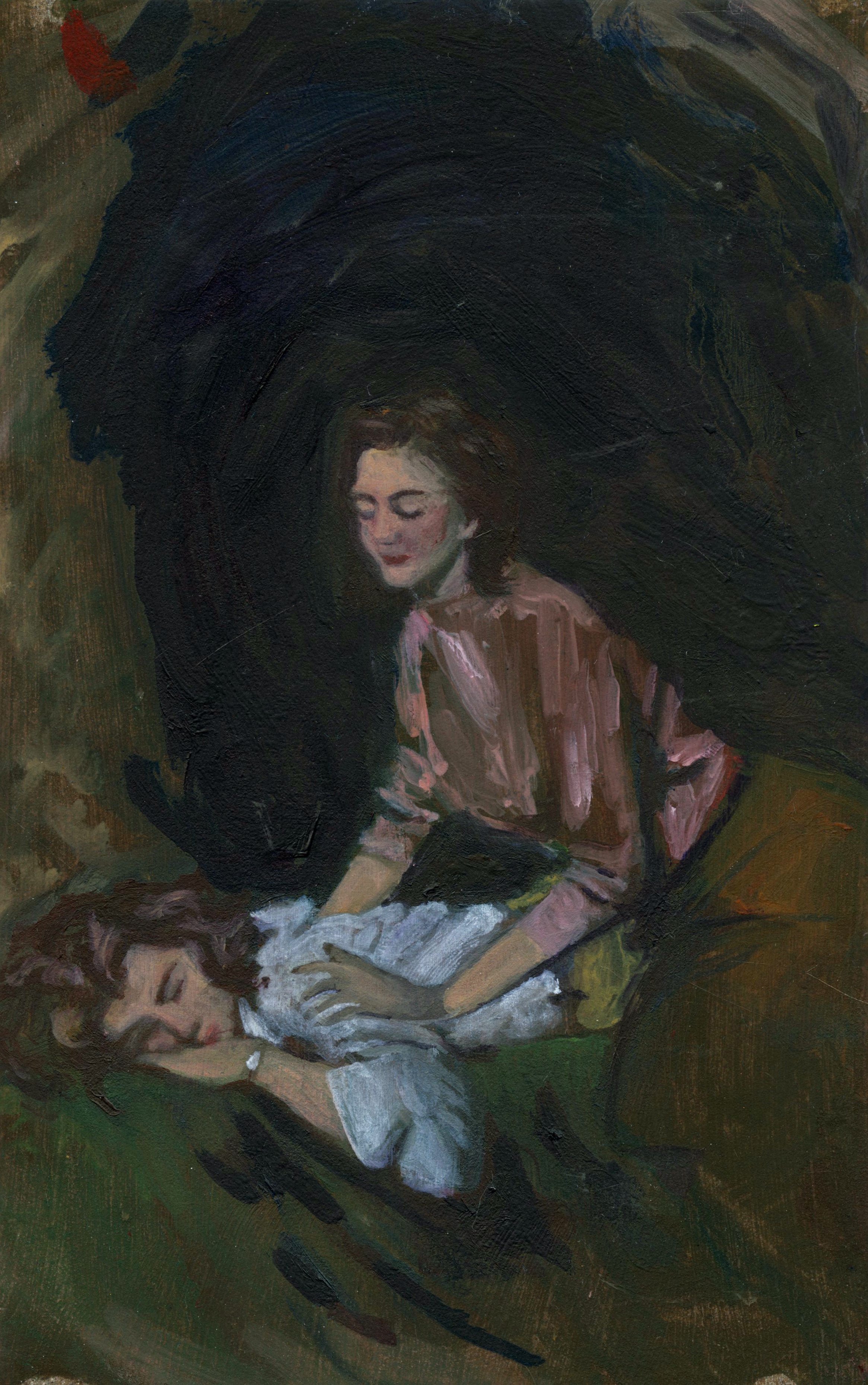 "good shirt", oil on panel, 4 x 6 inches, 2025