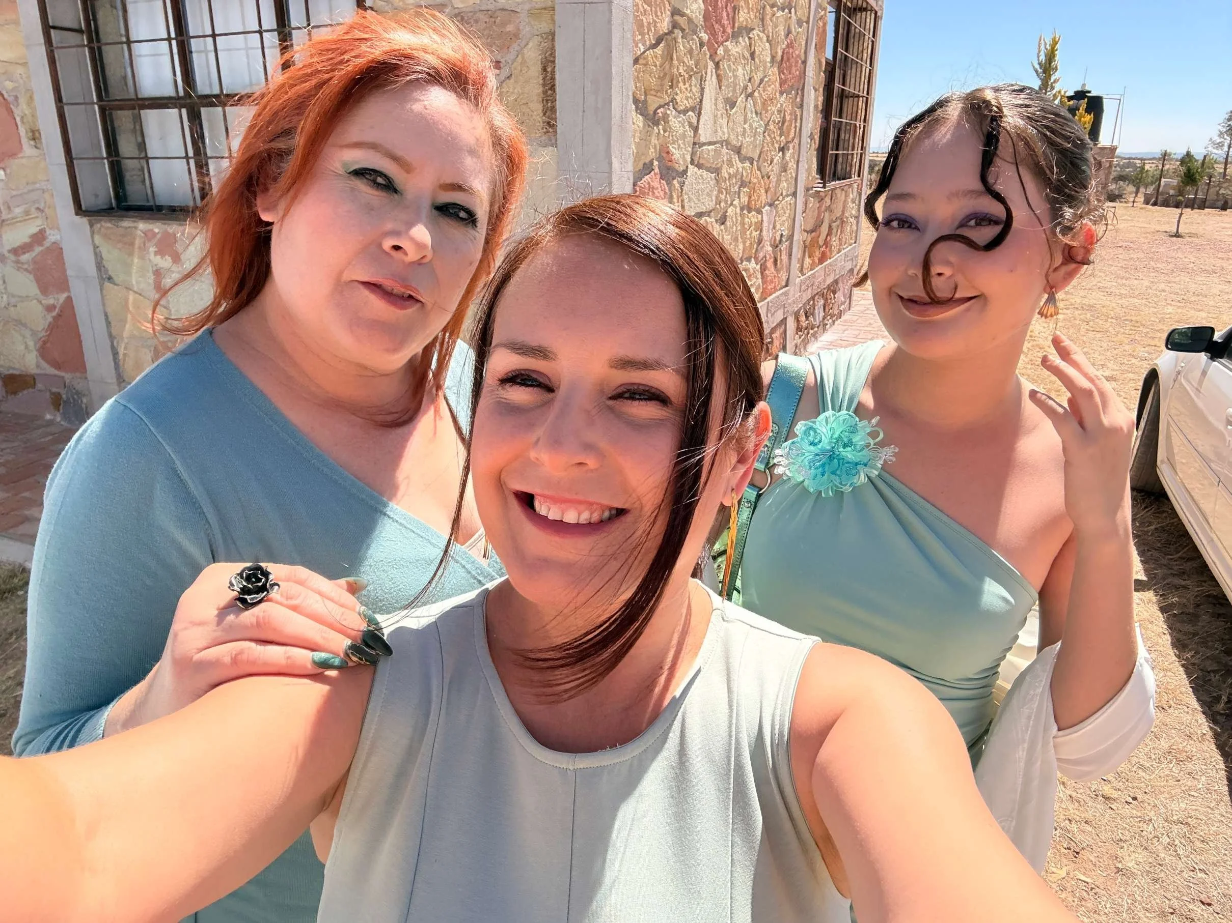 !With My siter Sara and nice Sofi at my parents 50th anniversary.jpg