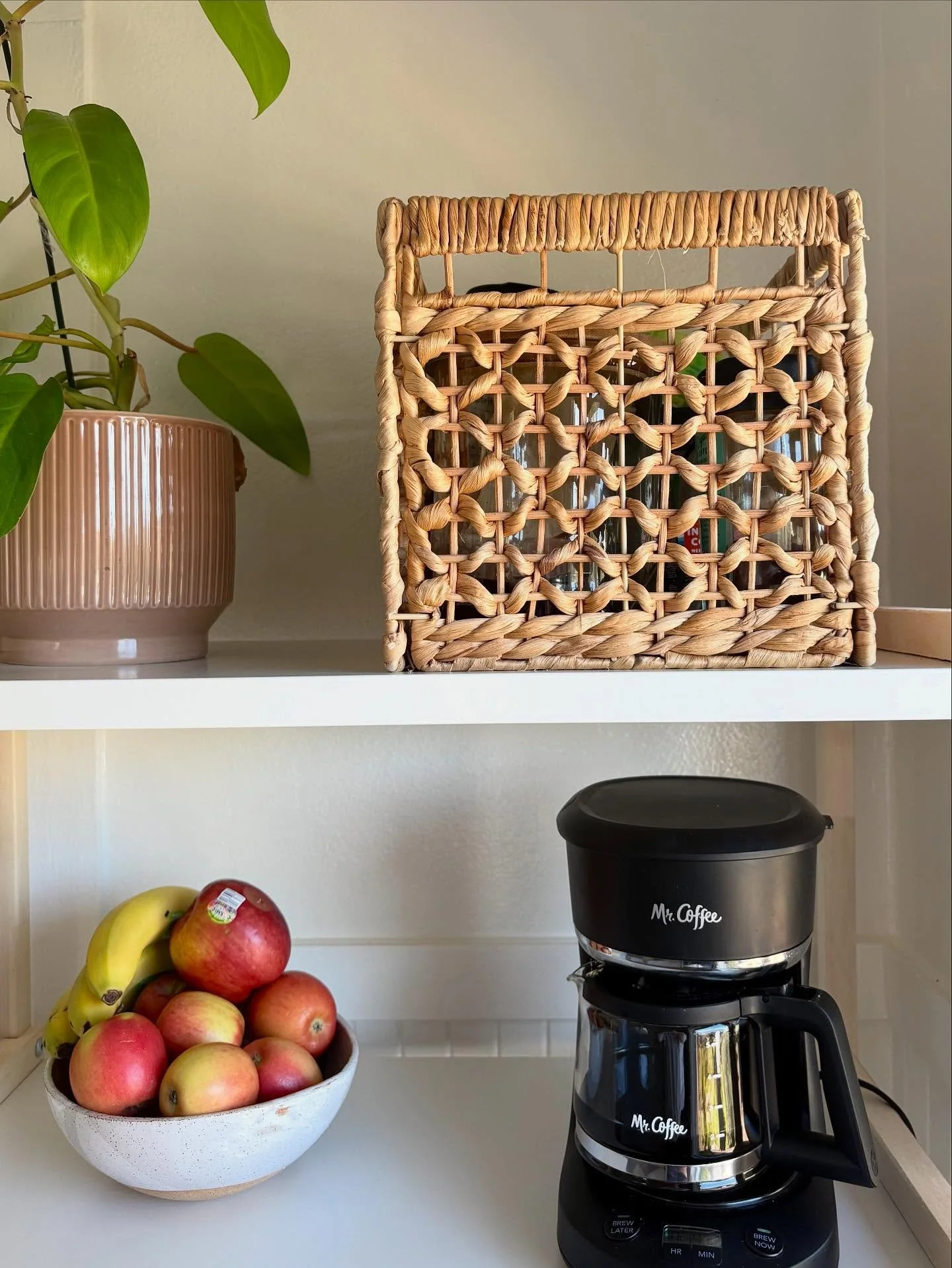 The magic of basket organization ✨ These beautiful rattan baskets transformed this open pantry into a serene, functional space. When storage looks this good, staying organized becomes so much easier. Sometimes the best solutions are the ones that mak