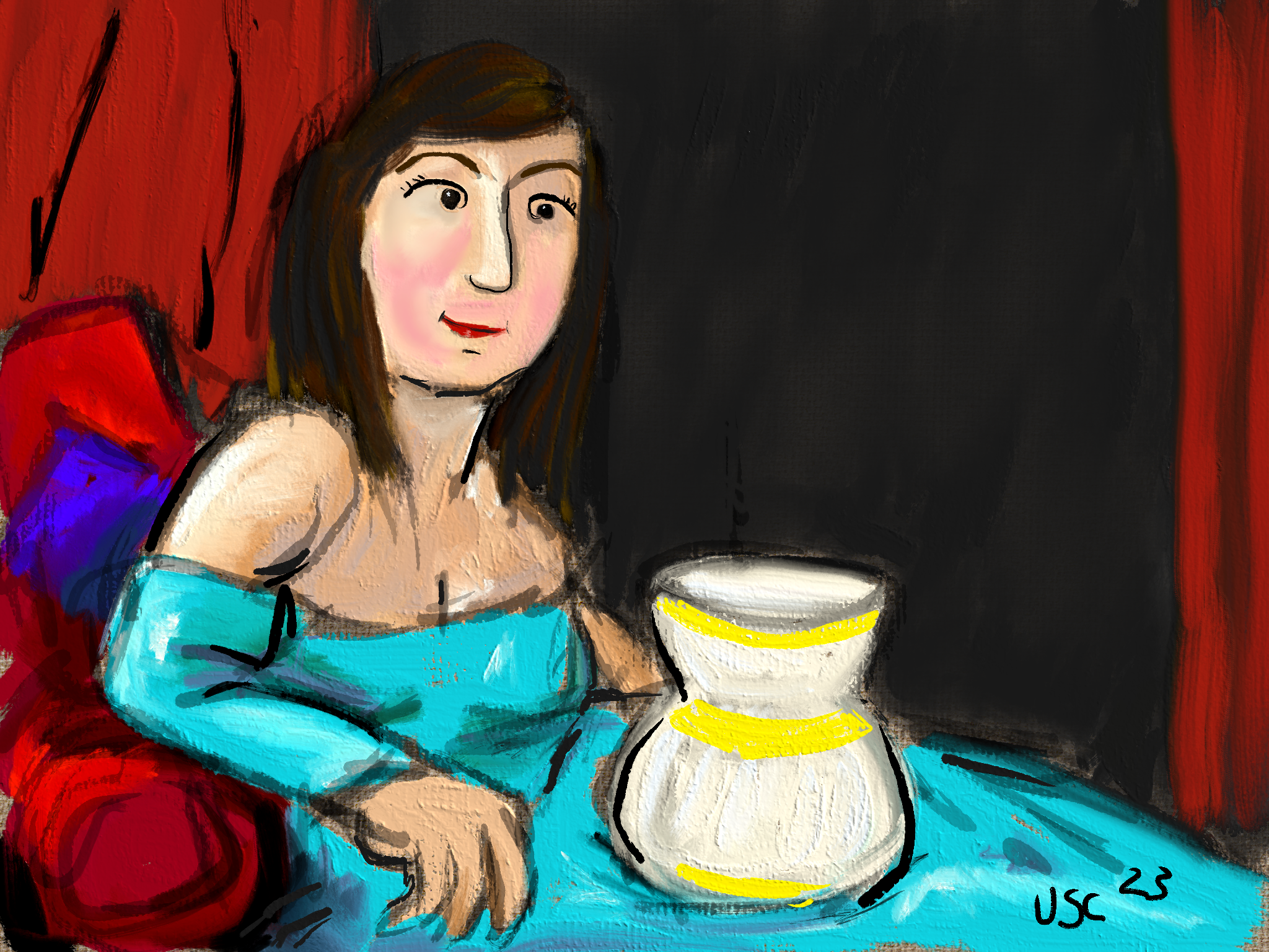Woman with the empty vase.png