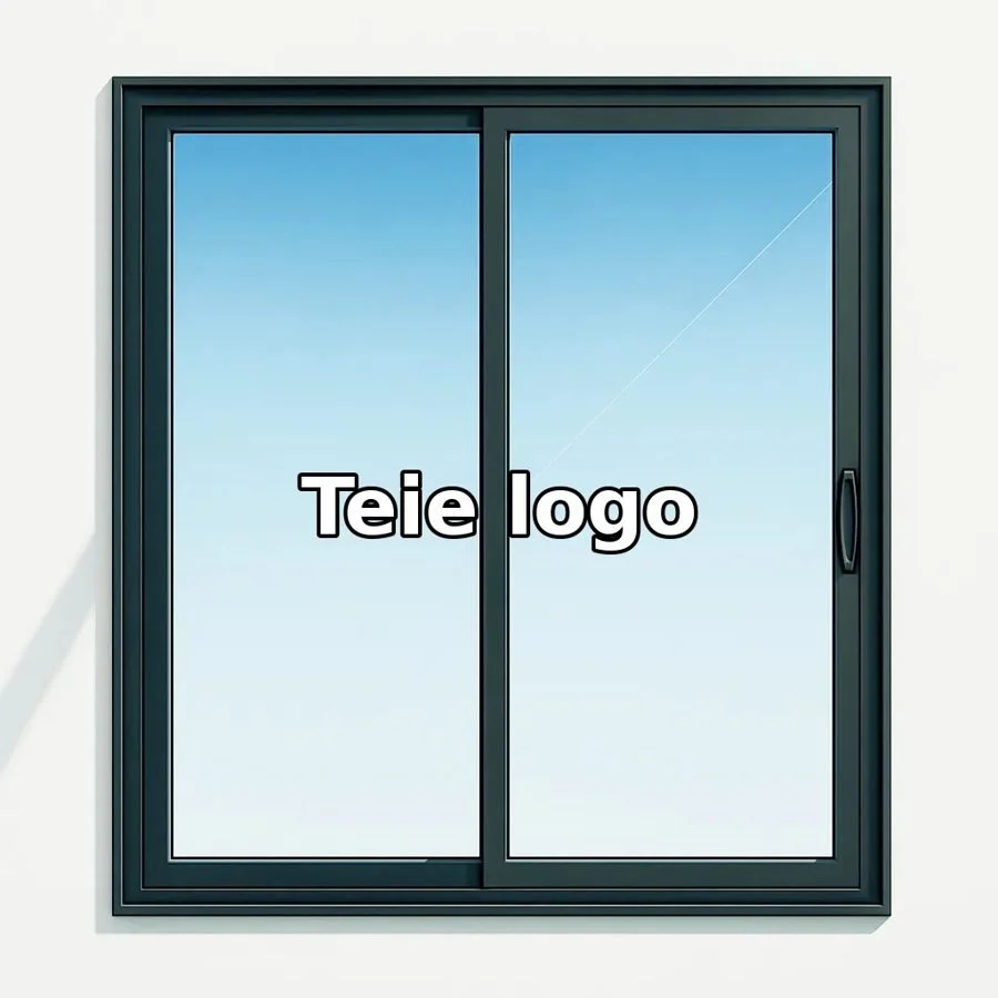 äripinna aknakleebis ettevõtte logoga klaasuksel