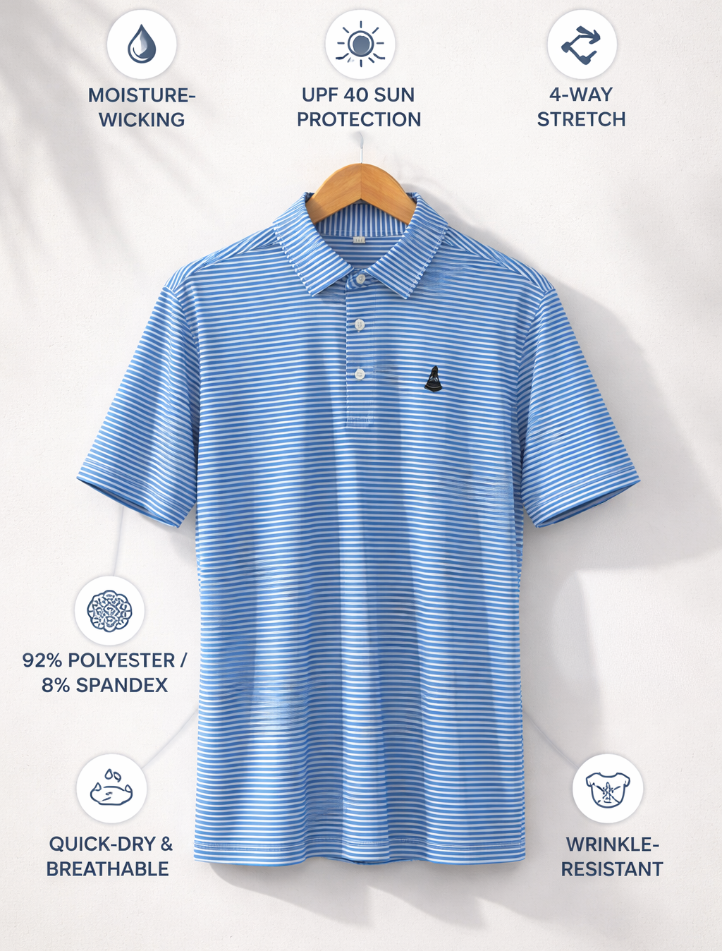 Blue Golf Shirt