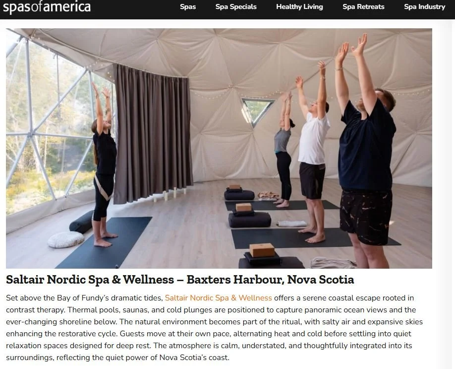Saltair Named One of Canada's Top Spas for 2025