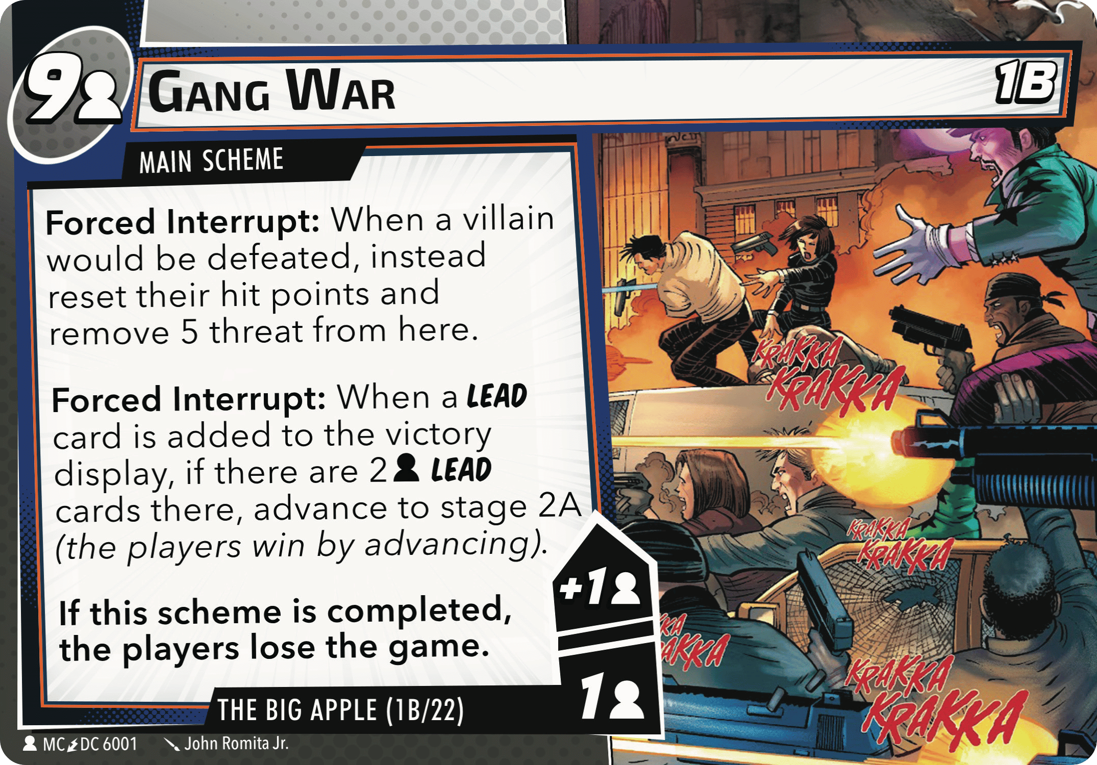 Gang War 1B for custom scenario The Big Apple for Marvel Champions