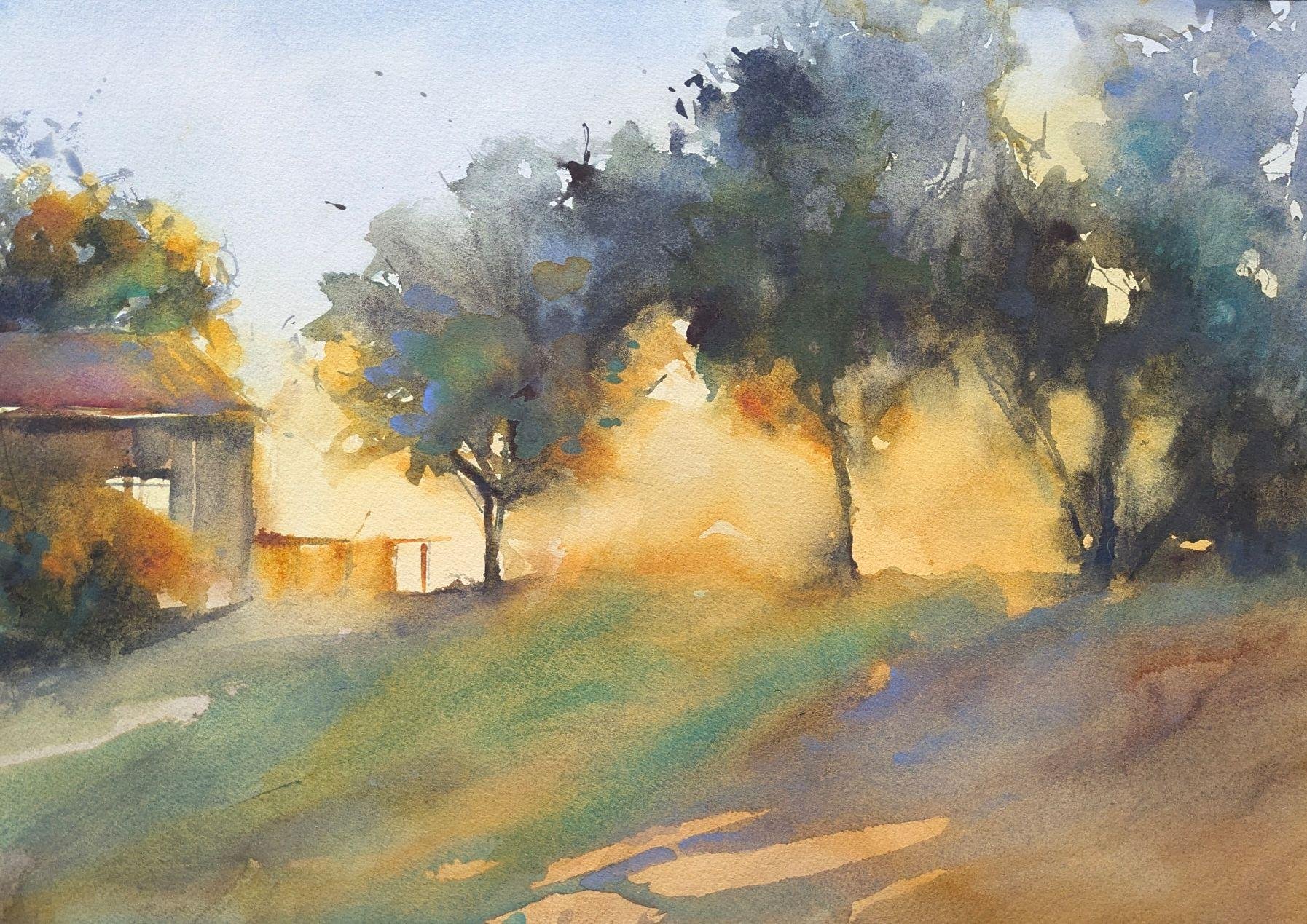 Painting the Glow: Capturing Light in Watercolor