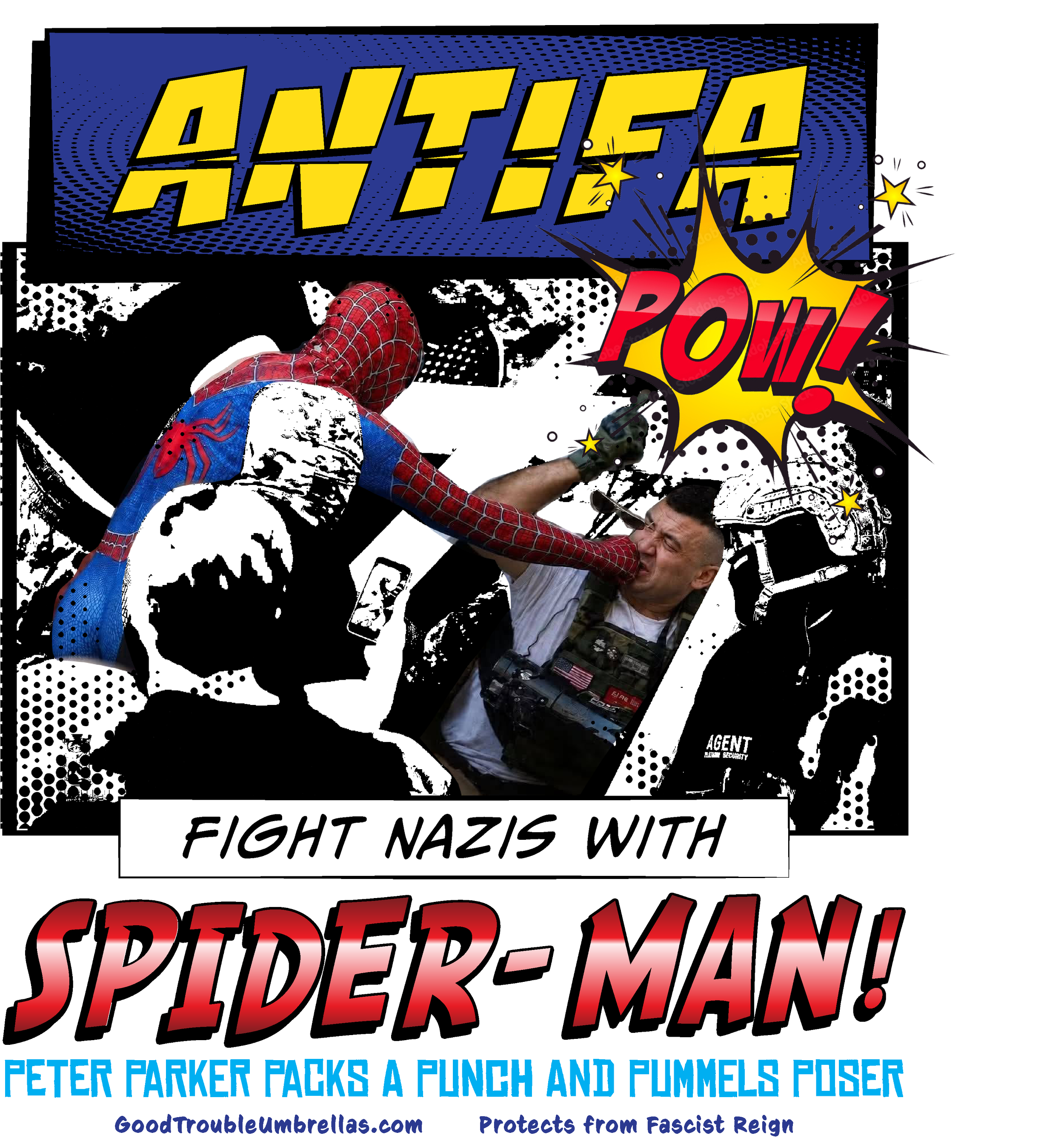 Spiderman Antifa T-shirt