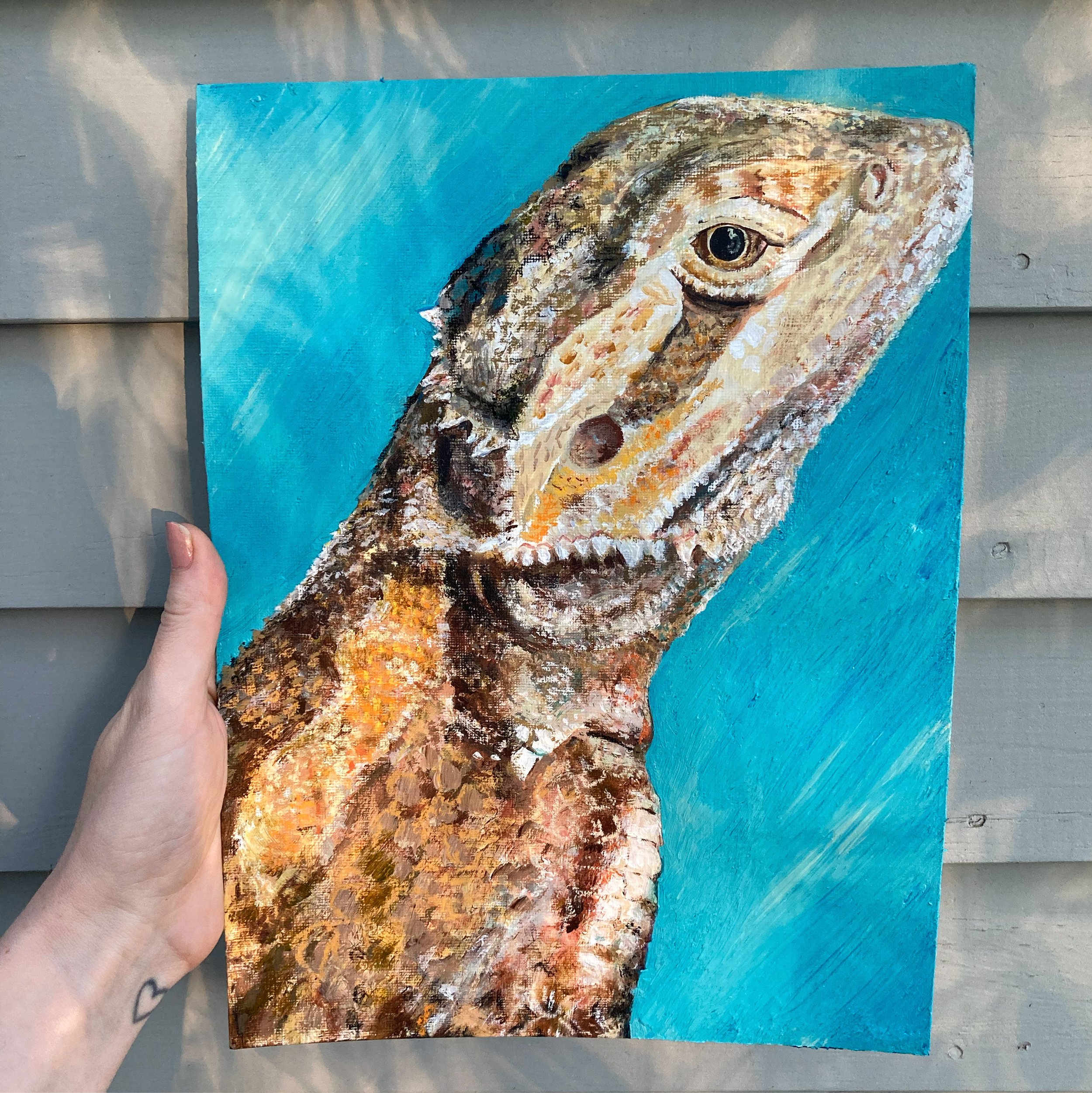 Oakley
2022
9x12
acrylic and chalk pastel on canvas paper