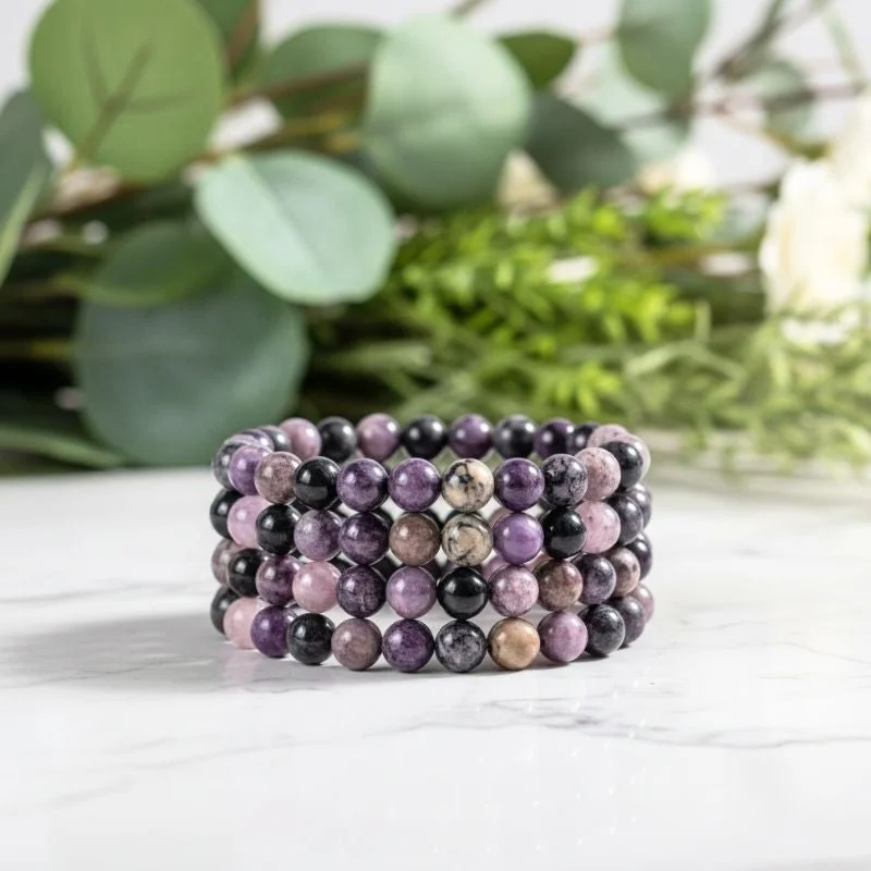 Charoite Bracelets for transformation and intuition at Infinity Energy Spa & Crystal Shop North Charleston
