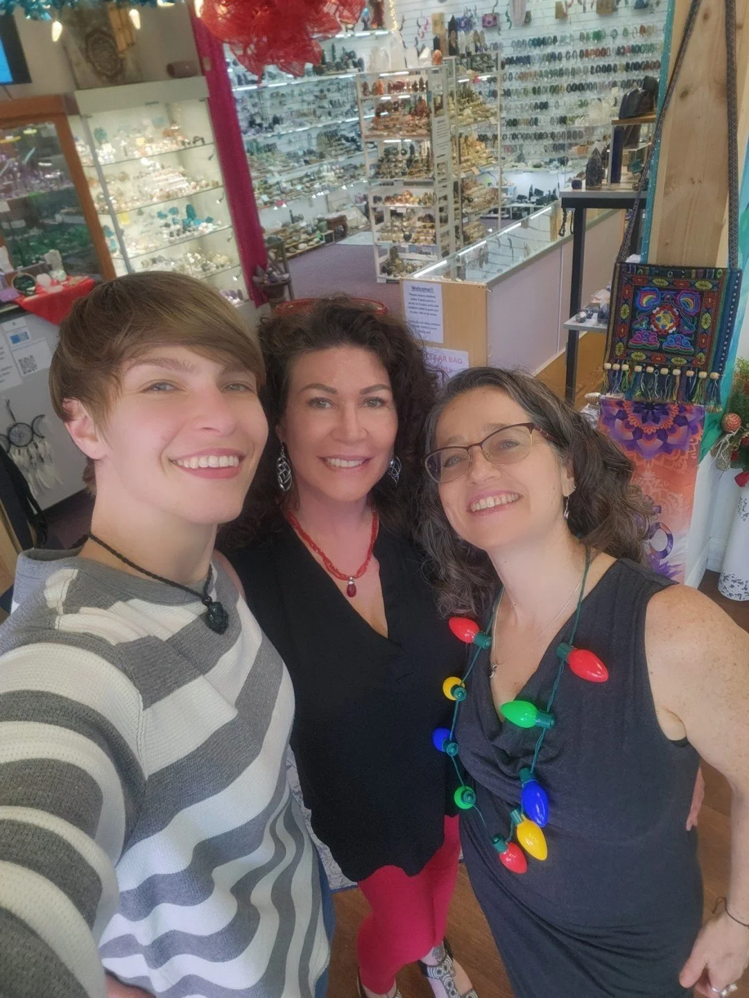 Happy Holidays from all of us at Infinity Energy Spa &amp; Crystal Shop!
We&rsquo;re so grateful for every soul who&rsquo;s walked through our doors, shared a smile, and made our community shine brighter. Thank you for letting us be part of your spir
