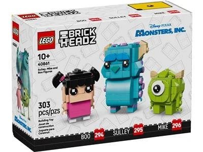 40861 - 🟠 Figurines de Sulley, Mike et Boo