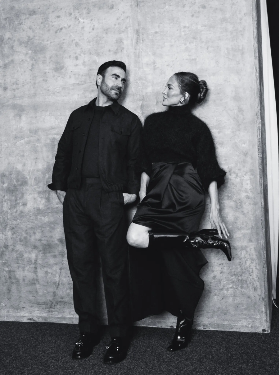 Brett Goldstein & Jennifer Lopez for the NYTimes, shot by Sela Shiloni; Assisting for Rose Forde 