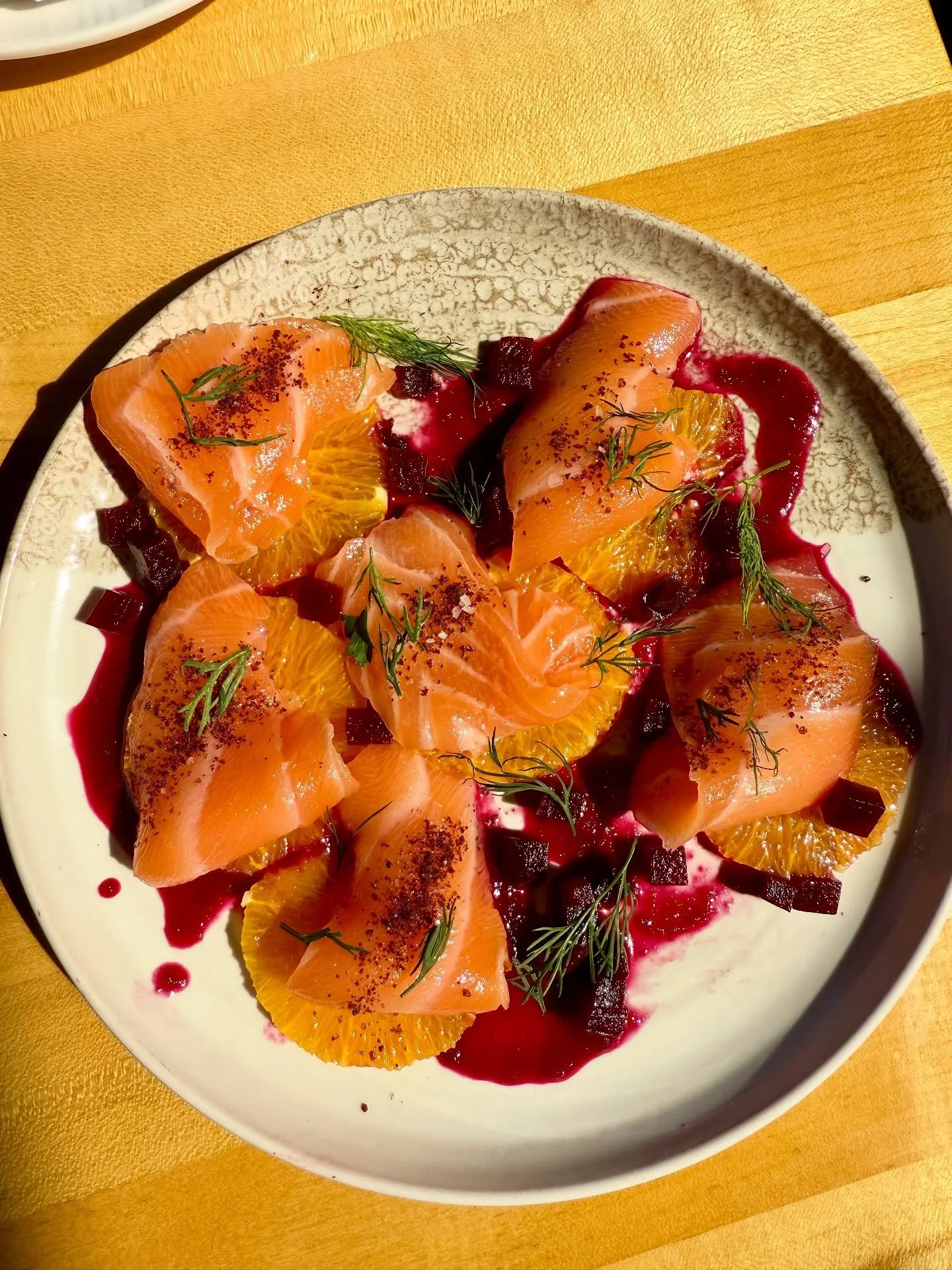 Citrus &amp; Beet Salmon Crudo