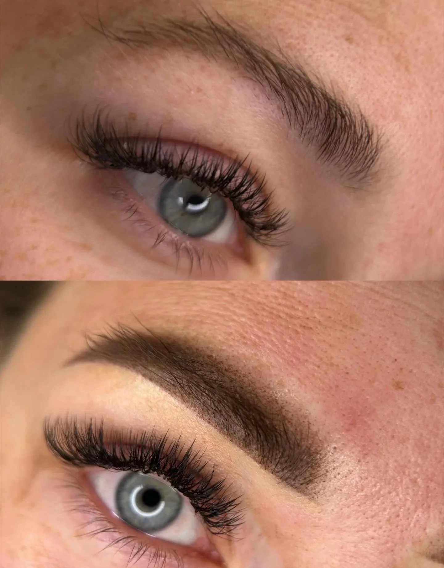 frische Powderbrows vorher nachher auffrischung VOI SCHEE IN WEICHS