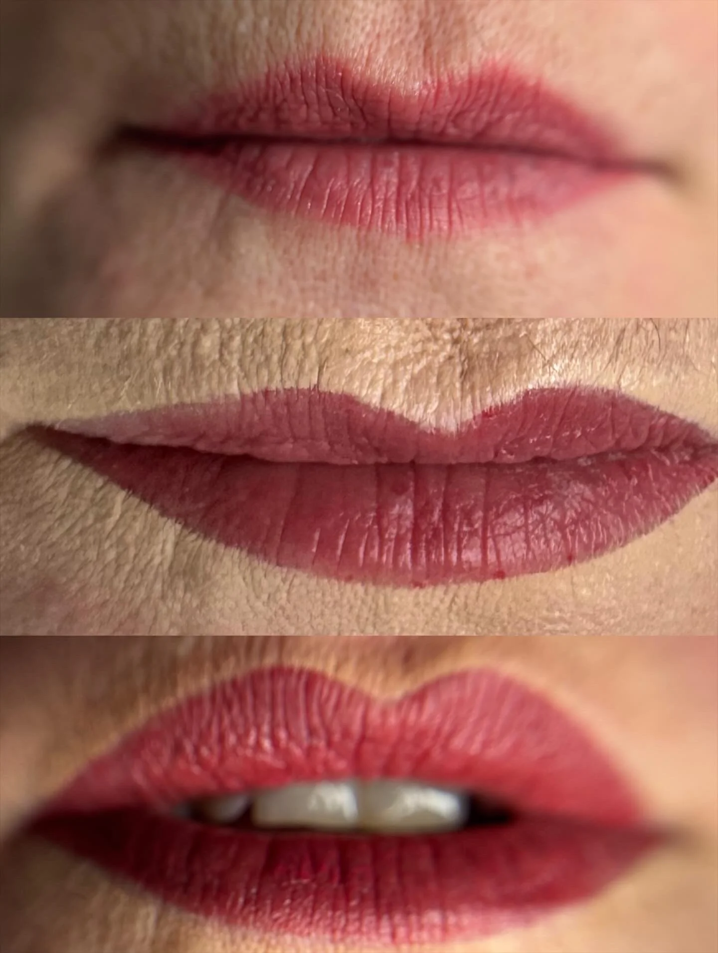 Lippenvorzeichnung Pigmentierung Ergebnis Lippen PMU