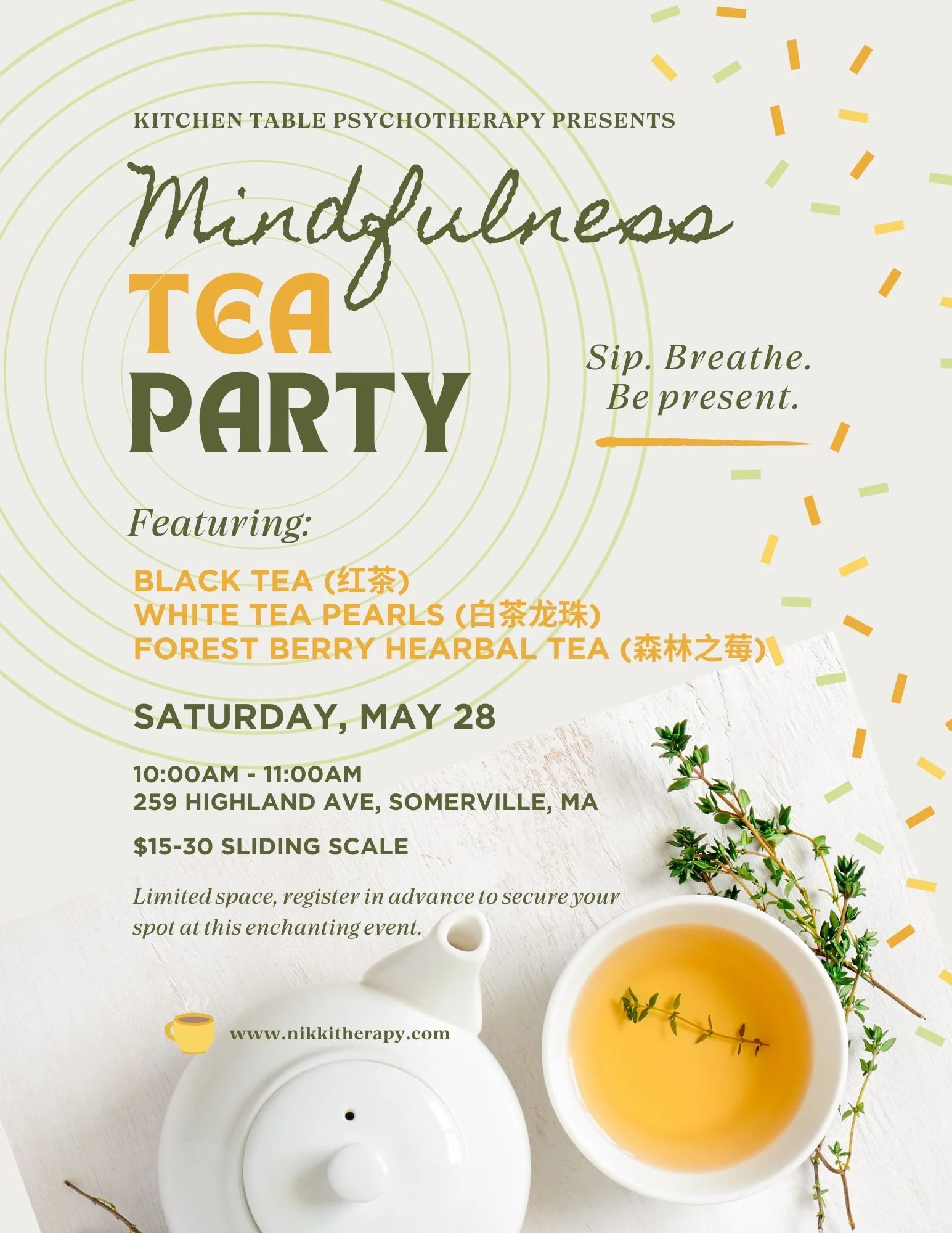 Mindfulness Tea Party