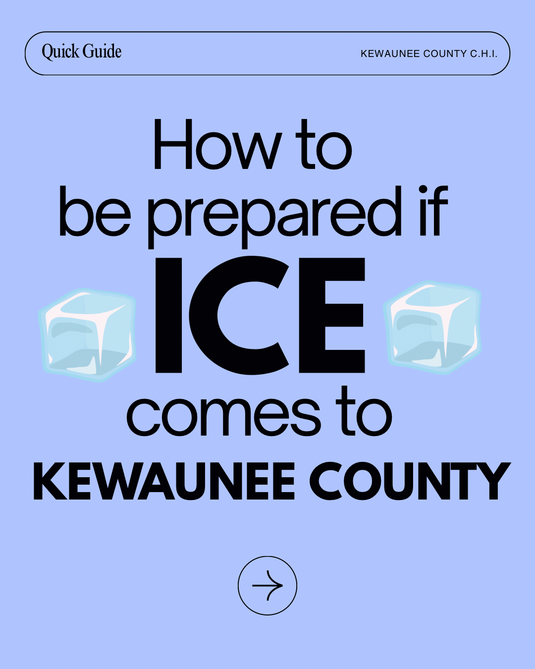 How to be Prepared if ICE Comes to Kewaunee County