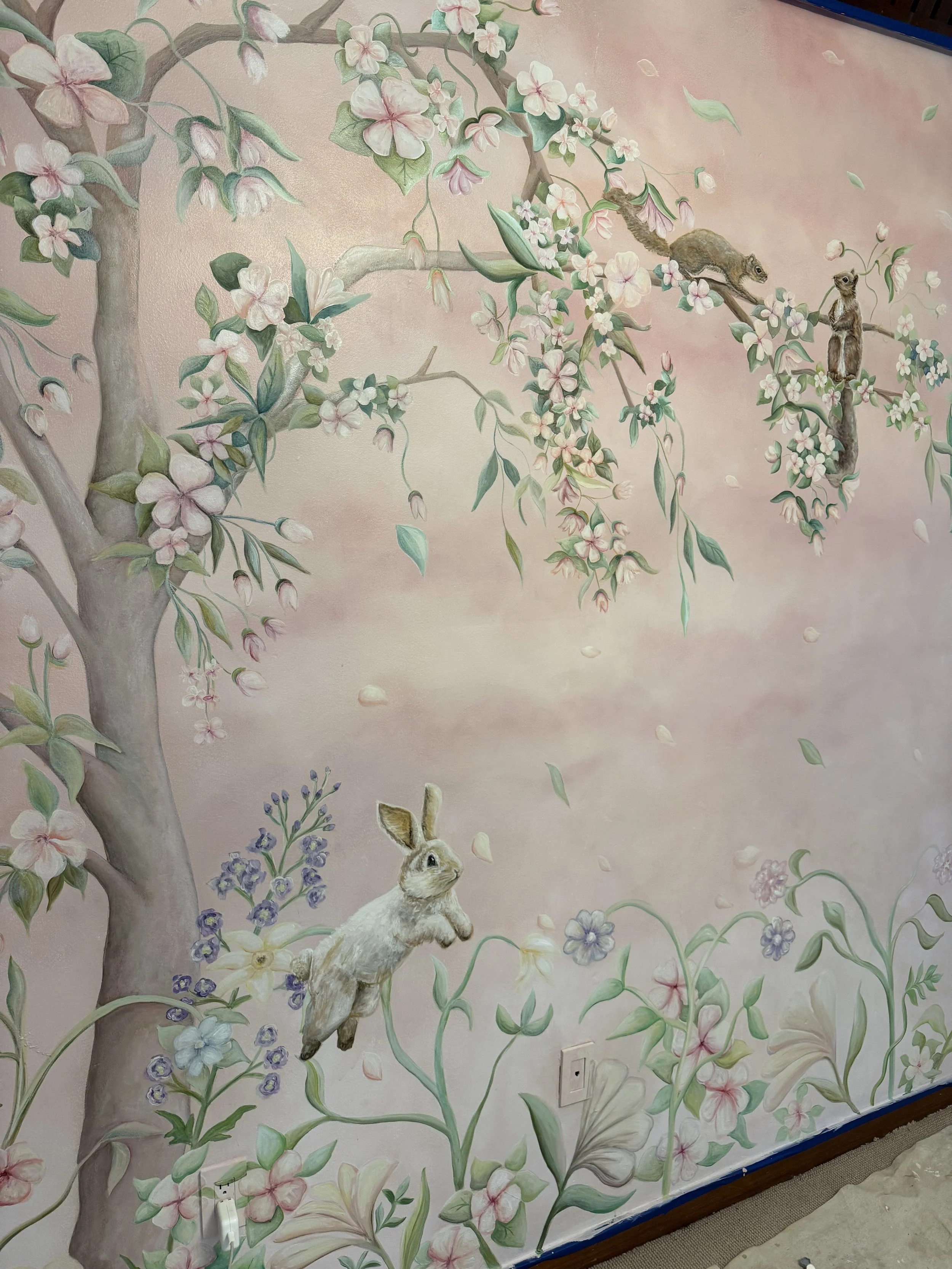 Children's room mural