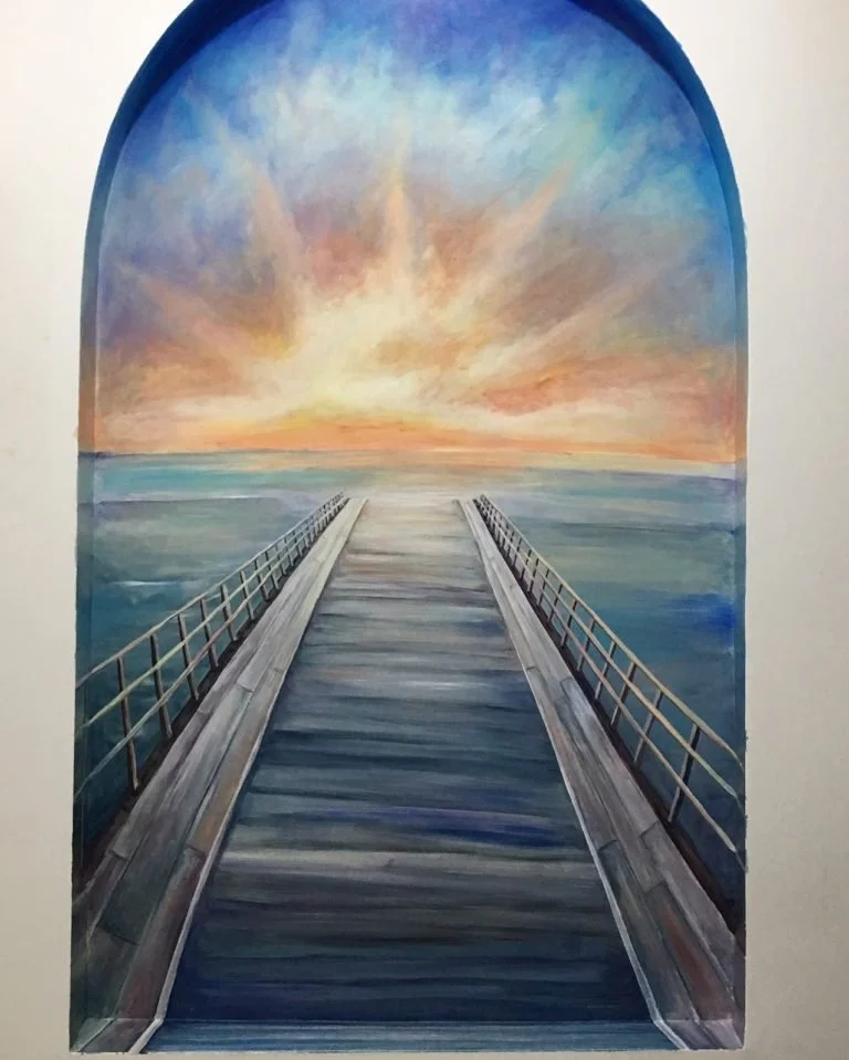 Niche mural painting