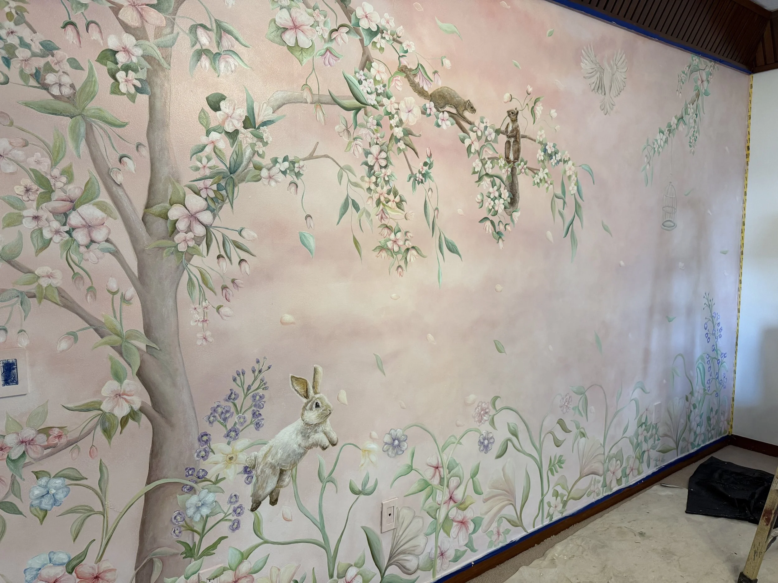 Children's room mural