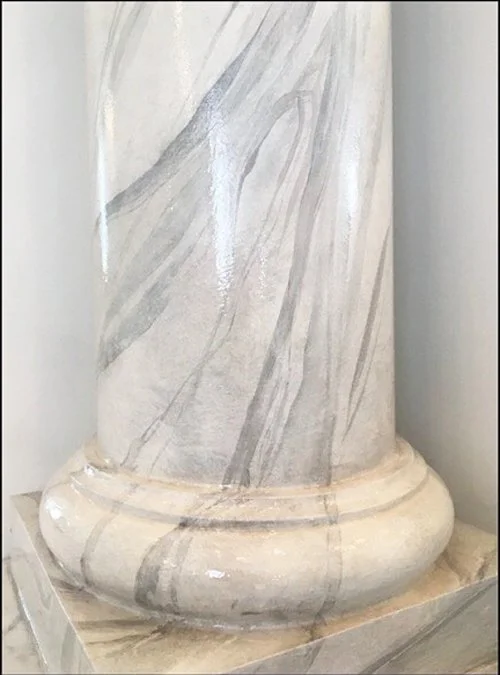 Faux Marble columns