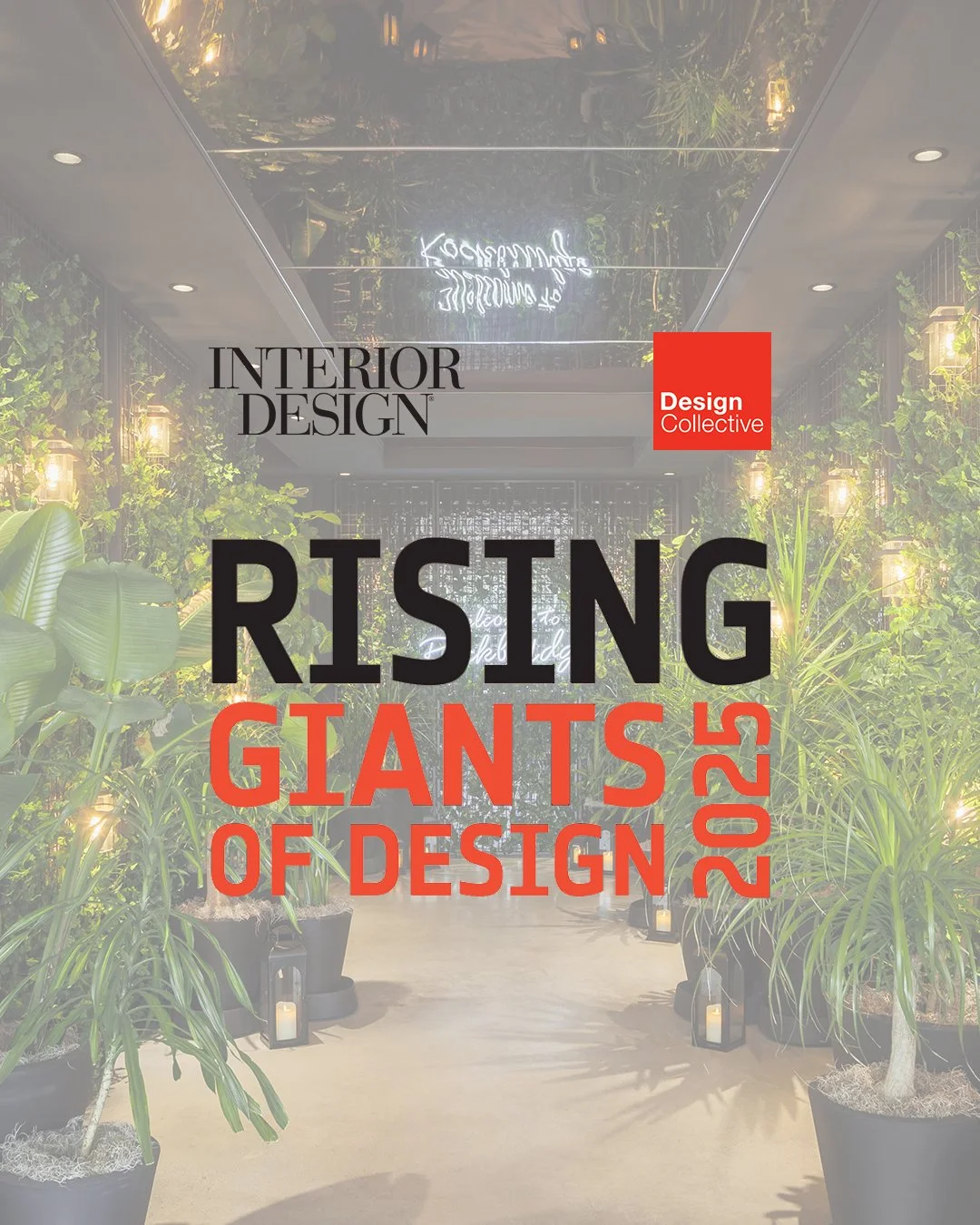 Earlier this year, Design Collective was honored to have been named to the 2025 Rising Giants of Design by @interiordesignmag ! Listing the top 200 firms in the nation, we are excited to have made the list for our achievements in the 2024 calendar ye
